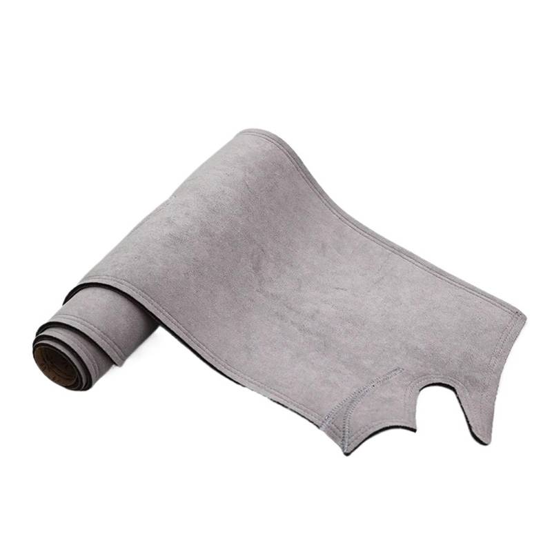 Antirutschmatten Für Stepwgn Spada RK1 RK2 RK5 RK6 2009 2010-2014 Wildleder Leder Dashmat Dash Matte Abdeckung Dashboard Pad Teppich Auto Zubehör Dashboard rutschfeste Mat(Grey RHD) von Barhbt