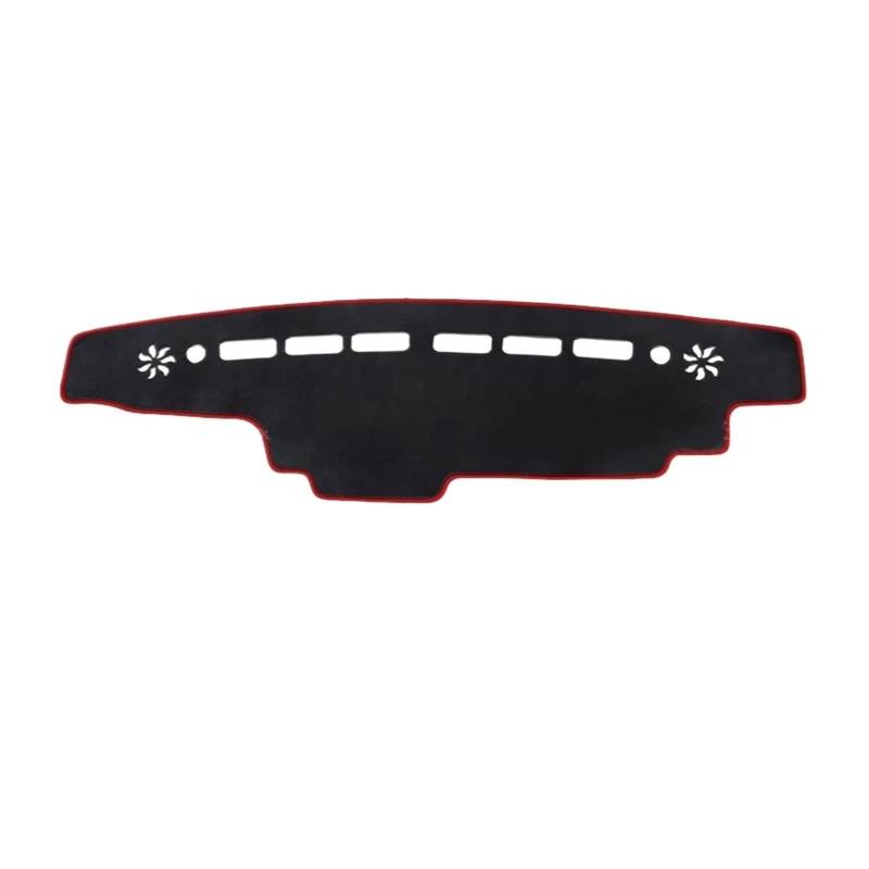 Antirutschmatten Für Suzuki Every Für Microvan DA17V DA17W 2015-heute Armaturenbrett-Abdeckung Anti-Rutsch-Matte Schutzpolster Auto-Sonnenschutz-Teppich Dashboard rutschfeste Mat(Left Hand Red Edge) von Barhbt