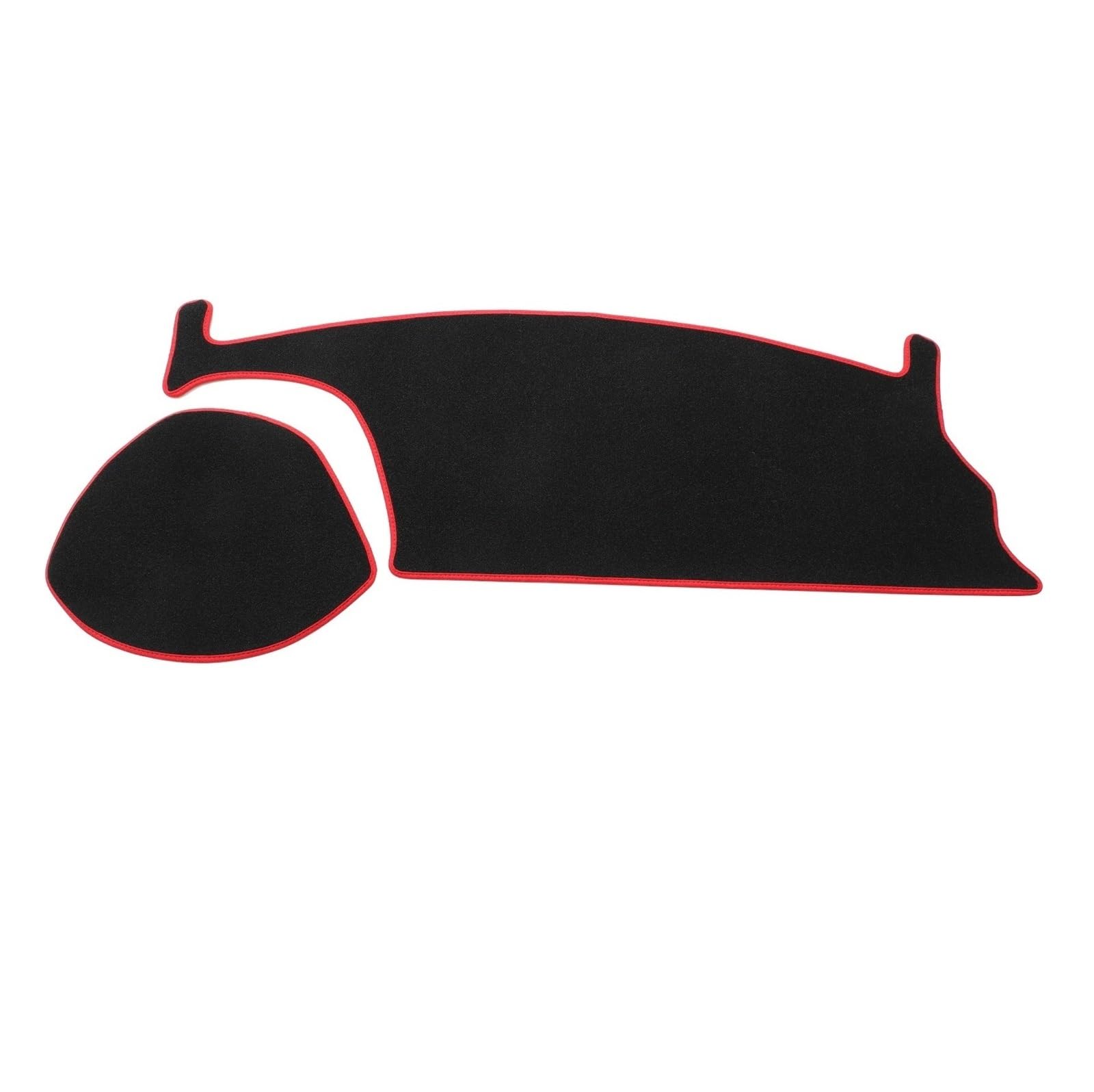 Antirutschmatten Für Toyota 86 Für Subaru BRZ 2022 GR86 Auto Dashboard Matte Zubehör Sonnenschirm Schutz Pad Teppich Abdeckung Dashboard rutschfeste Mat(Left-Rudder RED) von Barhbt