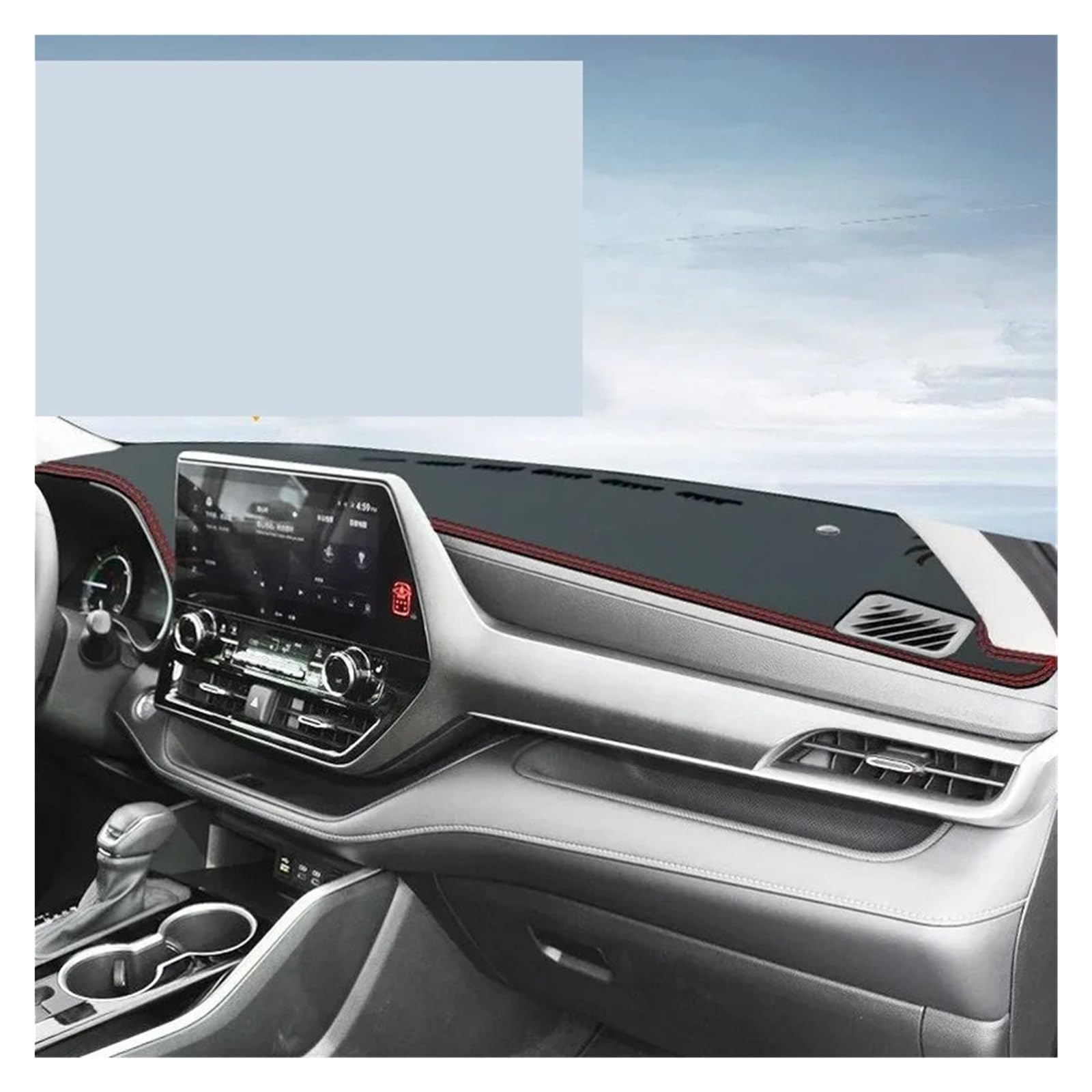 Antirutschmatten Für Toyota Für Highlander Kluger XU70 2021-2023 Armaturenbrett-Abdeckung Auto-Armaturenbrett-Matte Rutschfeste Sonnenschutzunterlage Teppiche Zubehör Dashboard rutschfeste Mat(Leather Antirutschmatten Für Toyota Für Highlander Kluger XU70 2021-2023 Armaturenbrett-Abdeckung Auto-Armaturenbrett-Matte Rutschfeste Sonnenschutzunterlage Teppiche Zubehör Dashboard rutschfeste Mat(Leather von Barhbt