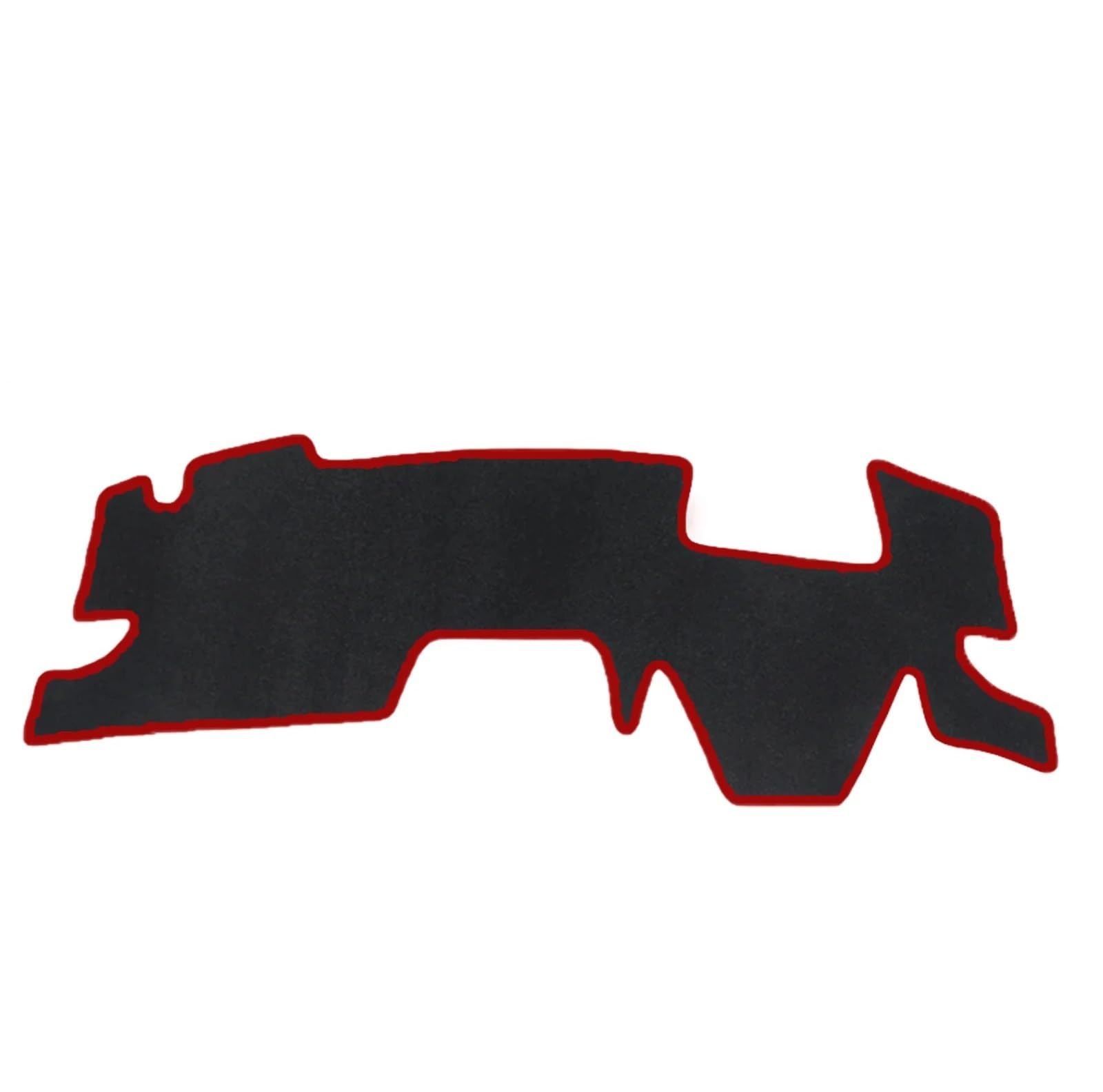 Antirutschmatten Für Toyota Für Yaris Für Cross XP210 2021 2022 2023 2024 Auto-Armaturenbrett-Matte Zubehör Sonnenschutz-Schutzpolster Dashboard rutschfeste Mat(LHD RED HUD) von Barhbt