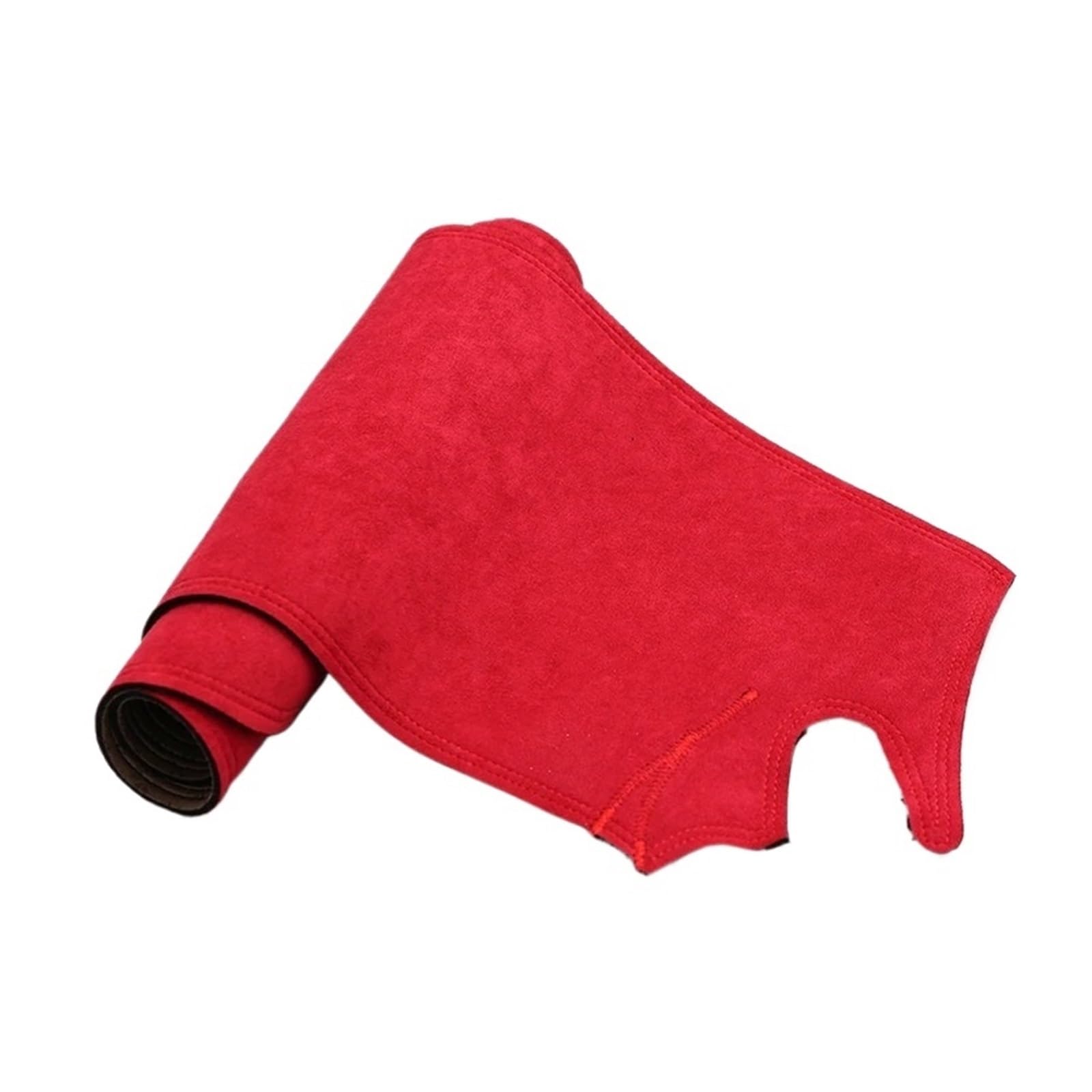 Antirutschmatten Für VW Für Transporter T5 Für Multivan 2004-2015 Wildleder DashMat Dash Mat Abdeckung Dashboard Pad Sonnenschutz Teppich Auto Zubehör Dashboard rutschfeste Mat(Red RHD) von Barhbt
