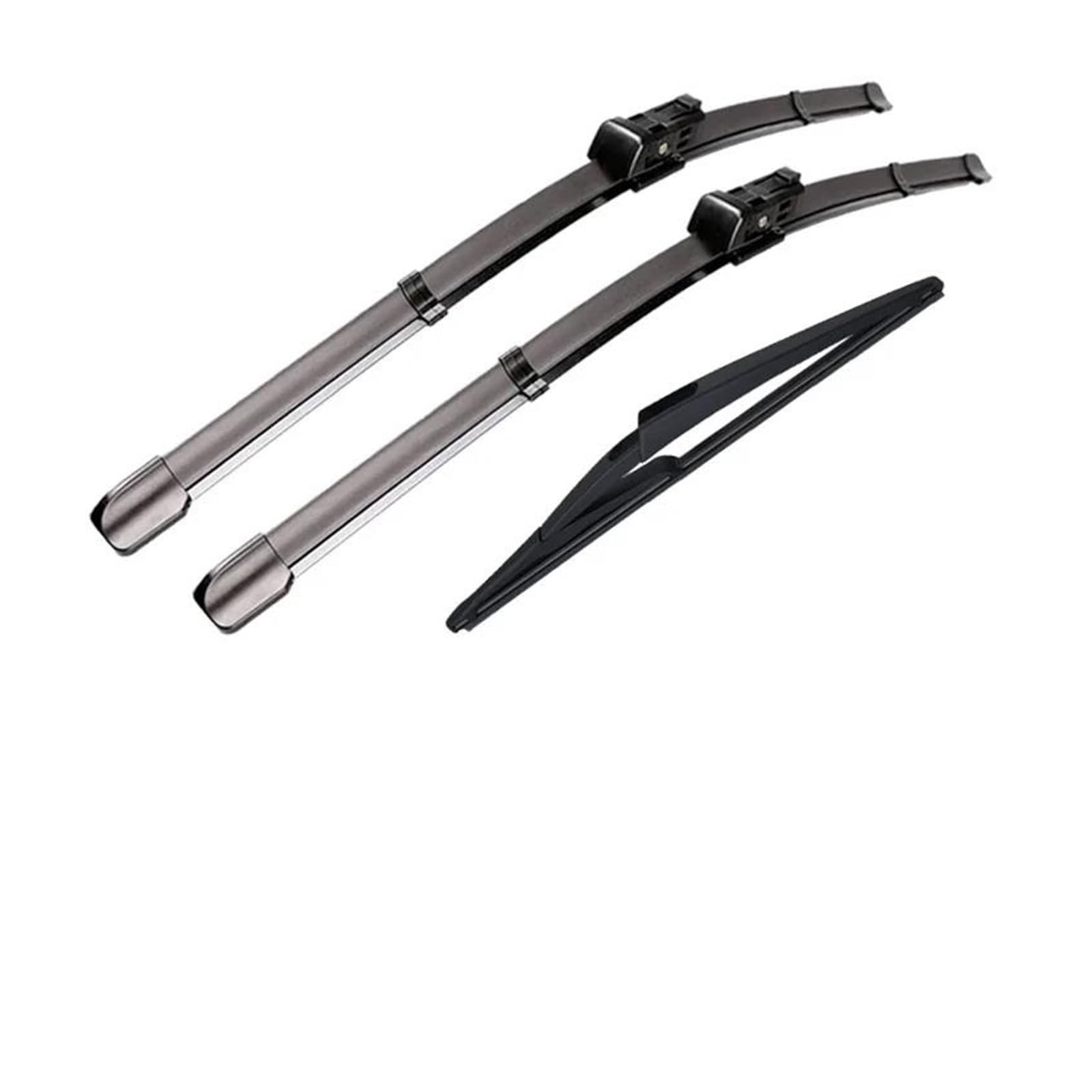 Autmotive Scheibenwischero Für Abarth Für FIAT 500 500cc 312 2007-2017 24''14''12'' Fenster Windschutzscheibe Auto Vorne Und Hinten Wischer Klingen Scheibenwischer Wischblatt(LHD Front Rear) von Barhbt