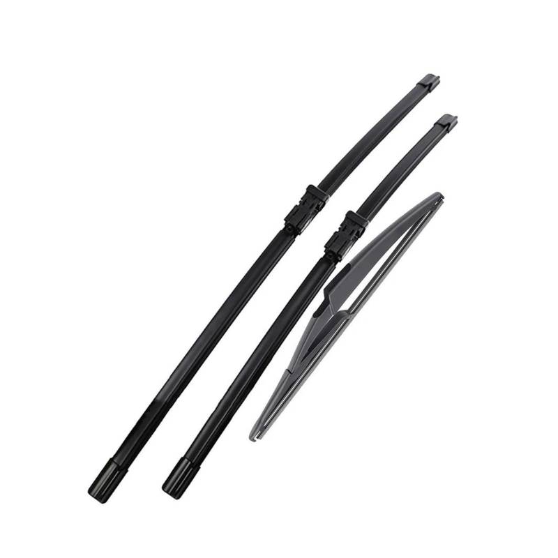 Autmotive Scheibenwischero Für Nissan Pulsar Tidda C13 2014-2023 Windschutzscheibe Windschutzscheibe Fenster 26"+14"+12" Wischer Vorne Und Hinten Wischerblätter Set Scheibenwischer Wischblatt von Barhbt