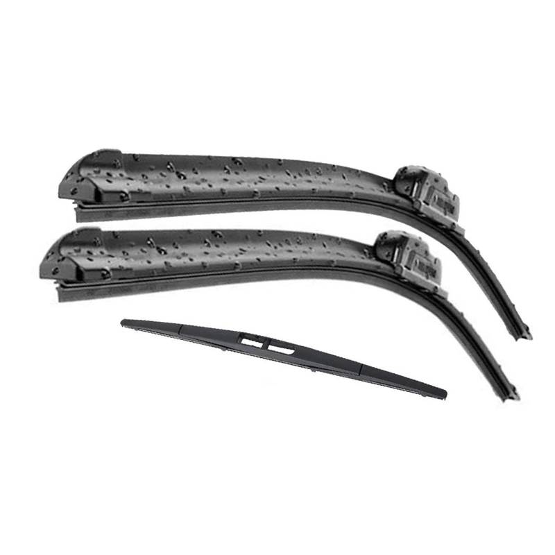 Autmotive Scheibenwischero Für Subaru Für Forester SH 2007-2012 Windschutzscheibe Windschutzscheibe Fenster 24 "+ 18" + 14 "Wischer Vorne Und Hinten Wischerblätter Set Kit Scheibenwischer Wischblatt von Barhbt