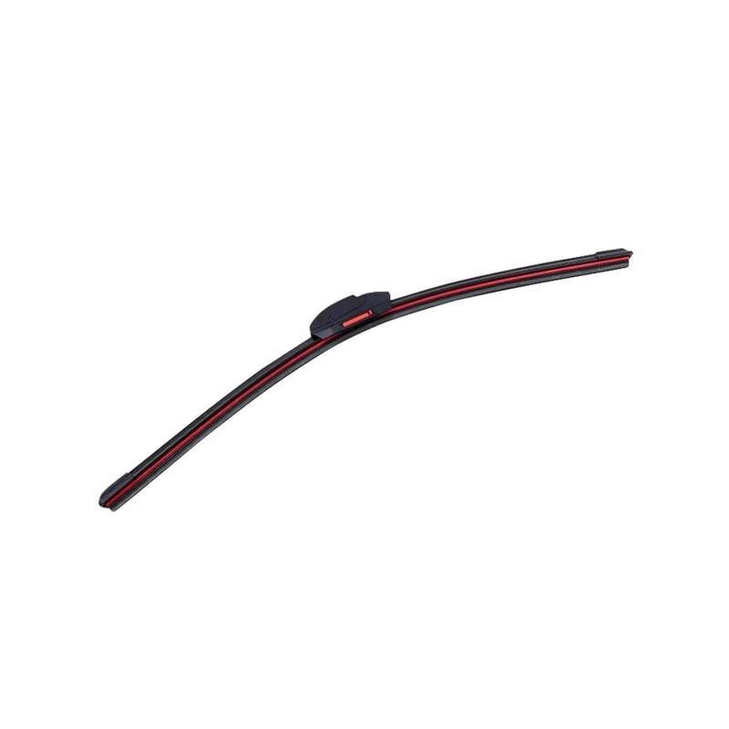 Autmotive Scheibenwischero J Hook Universal Car Windschutzscheibe Wischerblätter Doppelschicht Weicher Gummi -Automobil -Ersatzwischer 14 "16" 19 "20" 21 "24" 26" Scheibenwischer Wischblatt(28inch (7 von Barhbt