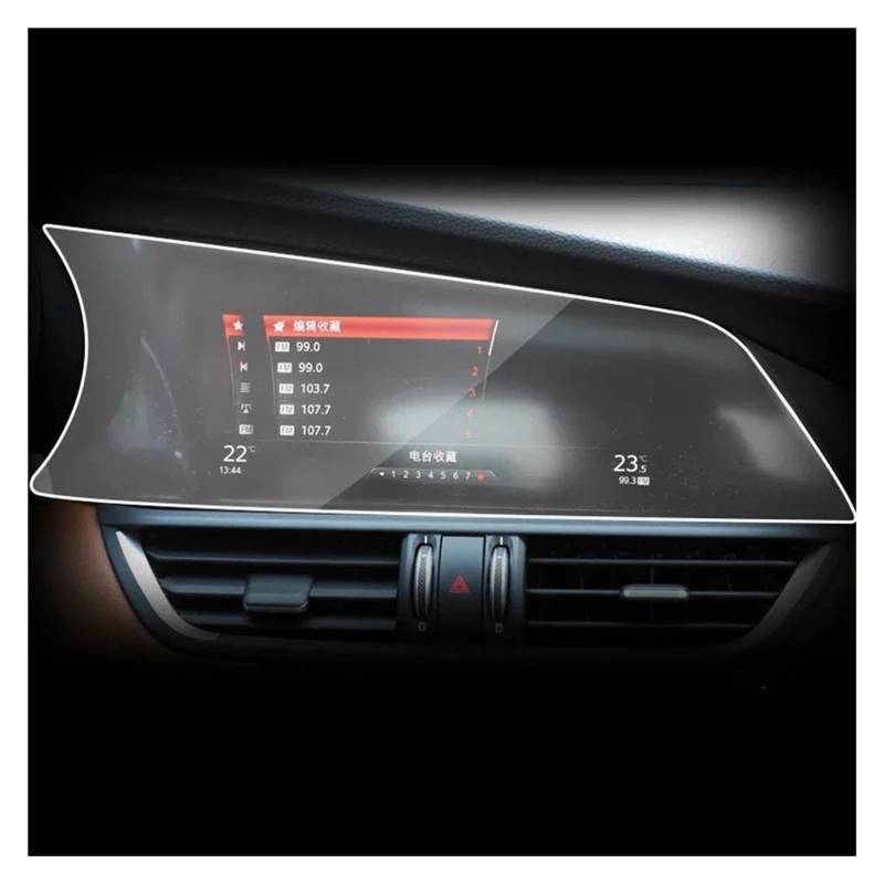 Auto Displayschutz Für Alfa Für Romeo Für Giulia 2015-2023 Auto Zubehör GPS Navigation Bildschirm Gehärtetes Glas Schutz Film Anti-Scratch 8,8 Zoll Auto Displayschutzfolie von Barhbt