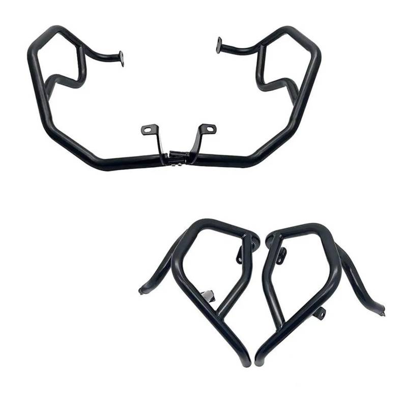 Freeway Sturzbügel Für Tiger 900GT 900 GT Rally Pro 2020 2021 2022 2023 Motorrad Crash Bar Motor Schutz Schutz Stoßstange Autobahn-Sturzbügel(Black-1 Set) von Barhbt