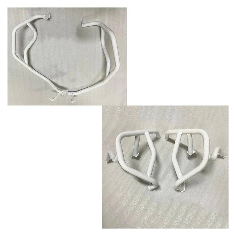 Freeway Sturzbügel Für Tiger 900GT 900 GT Rally Pro 2020 2021 2022 2023 Motorrad Crash Bar Motor Schutz Schutz Stoßstange Autobahn-Sturzbügel(White-1 Set) von Barhbt