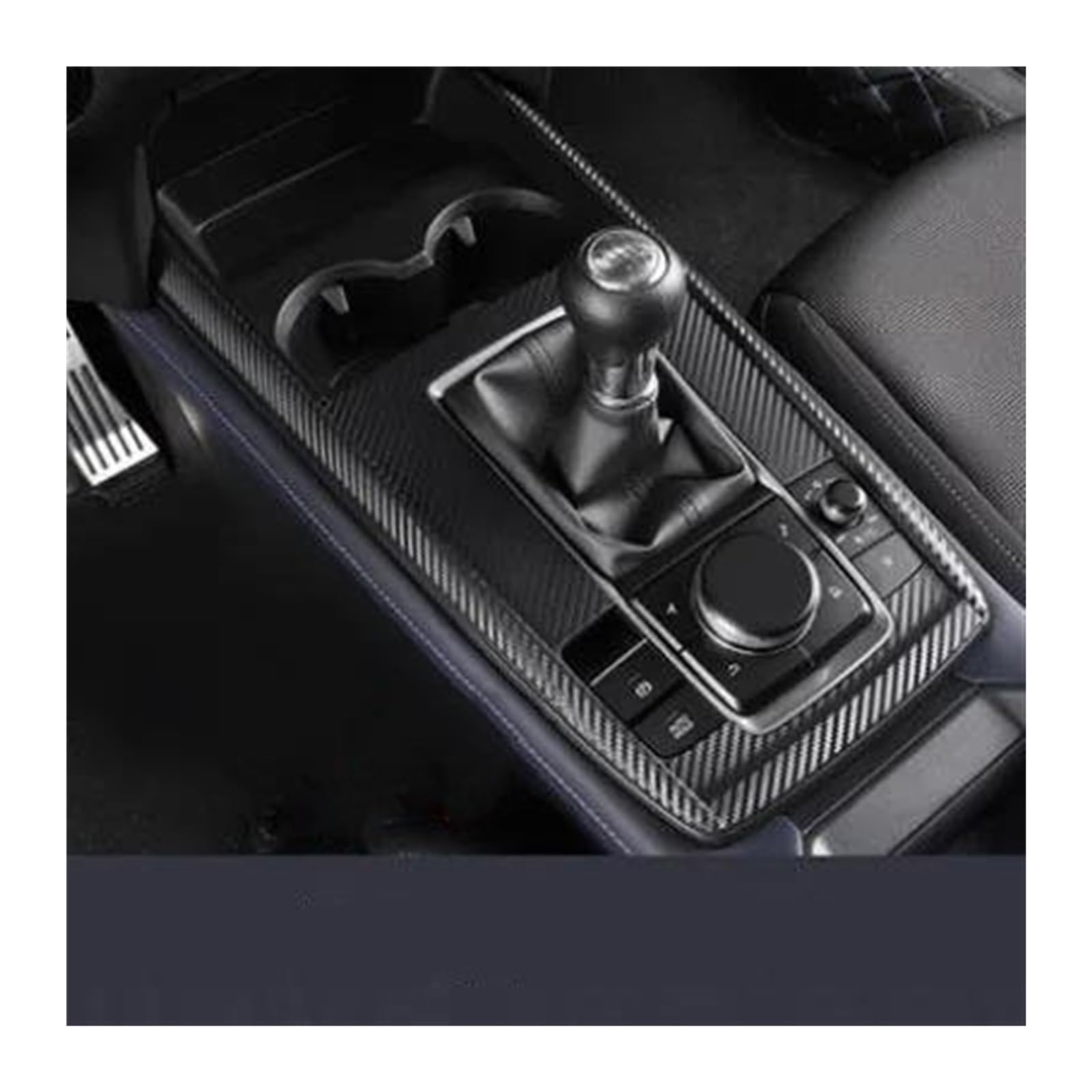 Interieur Zubehör Autoaufkleber Für Mazda Für CX30 Für CX-30 2020 2021 2022 Schalthebelrahmen Panel Membran Dekoration Abdeckung Innenmodifikation Panel Dekoration Trim(for MT Version) von Barhbt