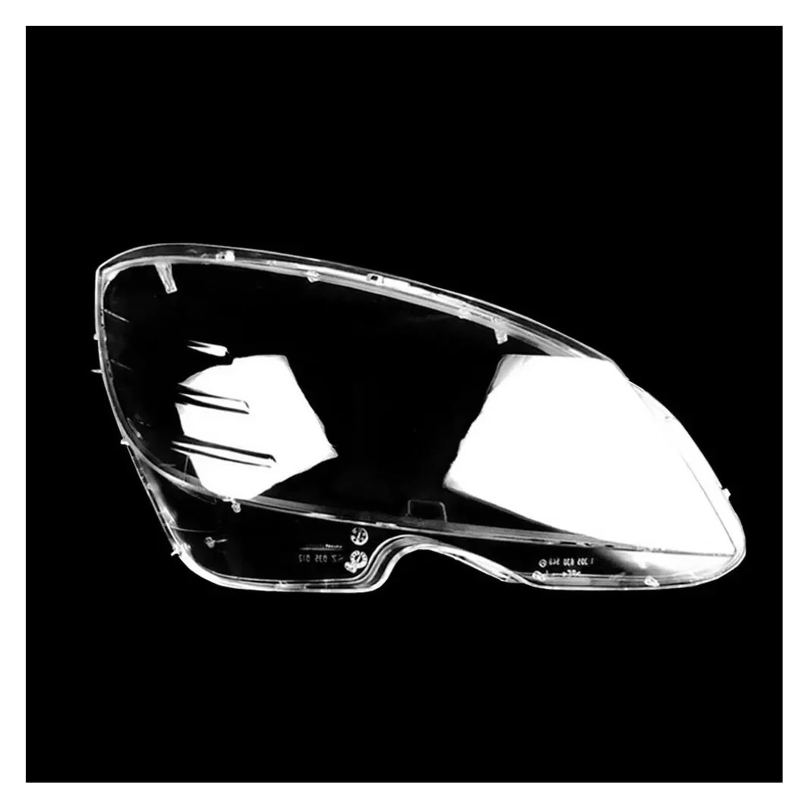 Scheinwerfer Shell Lampenschirm Für Benz C Klasse W204 2008-2010 C180 C200 C220 C250 C280 2X Scheinwerfer Shell Transparent Lampenschirm Abdeckung Scheinwerfer Glas Objektiv Scheinwerfer Gla(Left) von Barhbt
