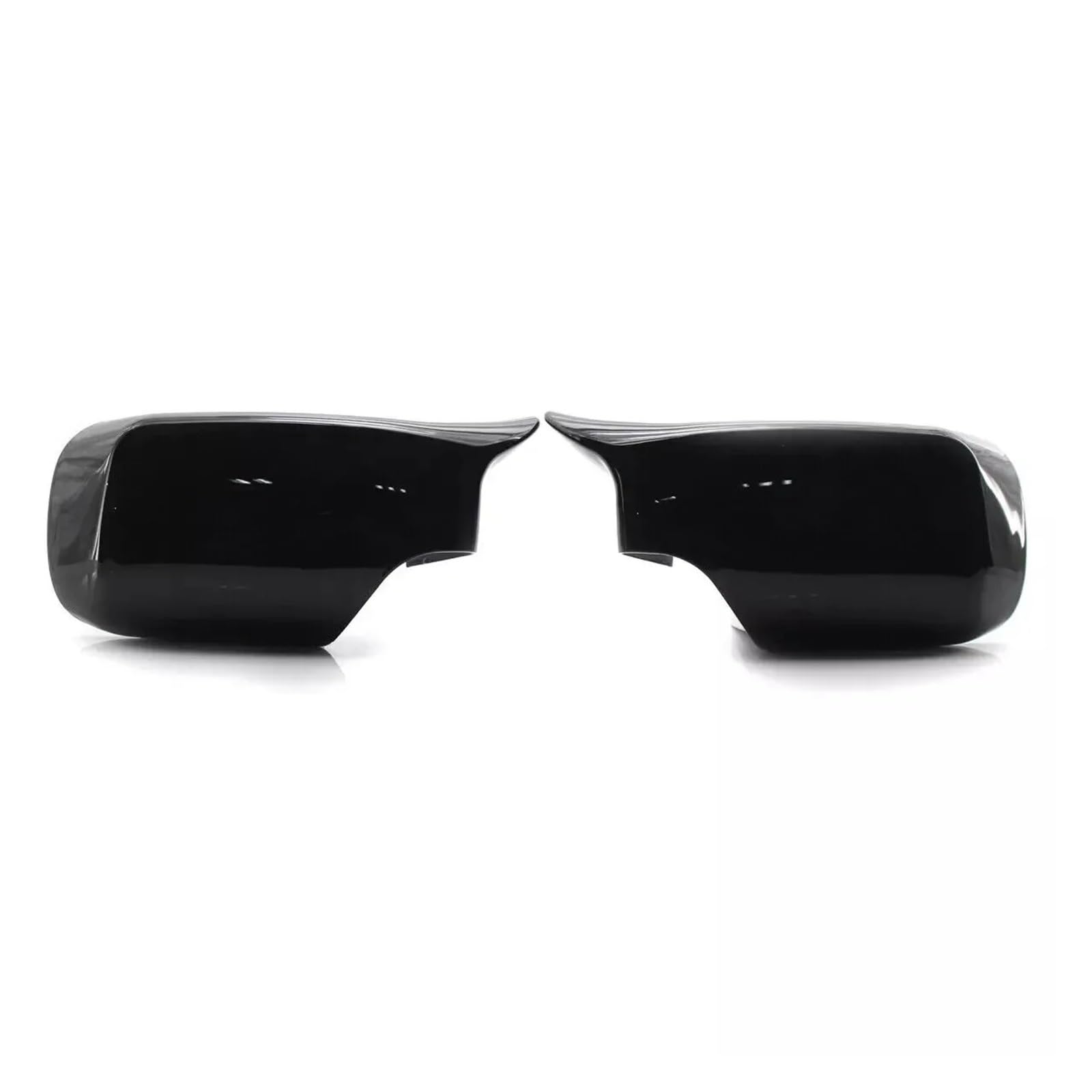 Tür Spiegelkappen Für 3 Serie Für E46 1998-2005 Für E39 1996-2003 LHD Auto Rück Seite Spiegel Abdeckung Flügel Kappe Außentür Shell Auto Spiegelkappen(Gloss Black) von Barhbt