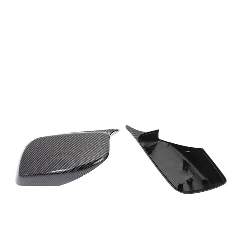 Tür Spiegelkappen Für 5 Serie Für E60 E61 E63 E64 Für 520i 525i 528i 528xi 530i 2004-2008 2ps Rück Seite Spiegel Abdeckkappen Auto Spiegelkappen(Carbon Fiber Look) von Barhbt
