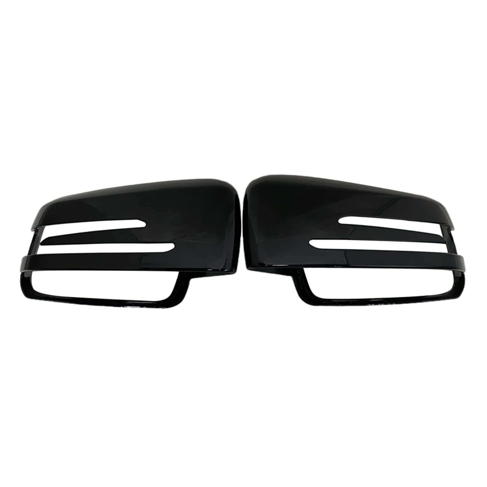 Tür Spiegelkappen Für Benz Für W176 W246 W204 W212 W221 Für C117 Für X204 X156 2 Stücke Rückspiegel Abdeckkappen Auto Spiegelkappen(Bright black) von Barhbt