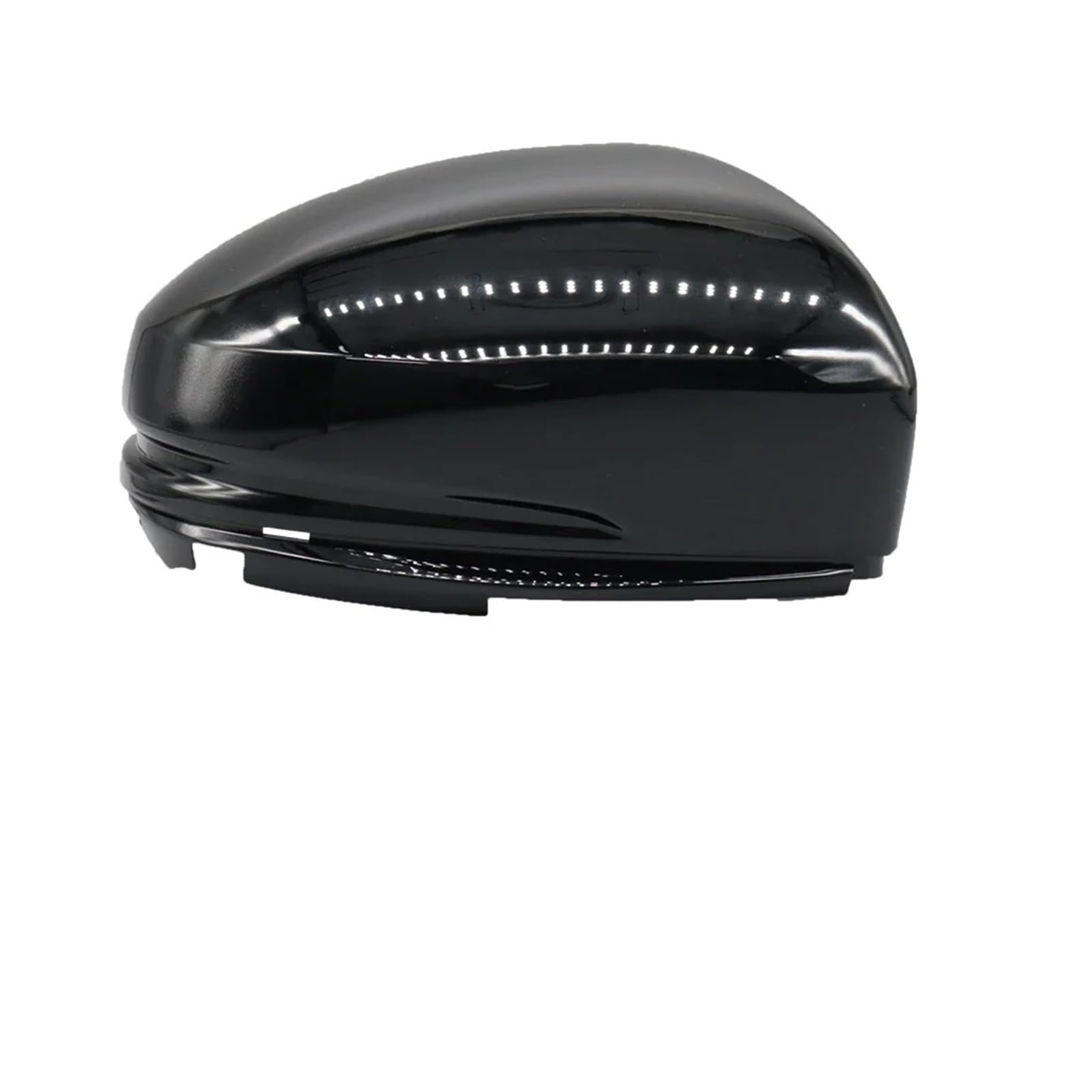 Tür Spiegelkappen Für Fit Für Jazz Für GK5 2014-2020 Rückspiegel Abdeckung Kappe Flügel Spiegel Shell Auto Spiegelkappen(Black RH) von Barhbt