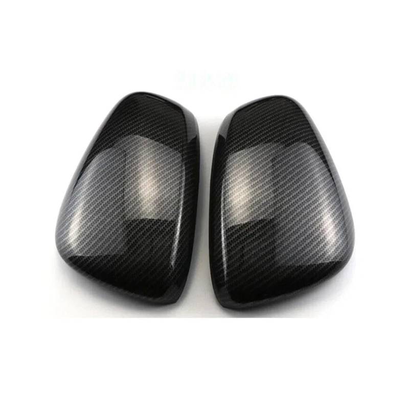 Tür Spiegelkappen Für Kadjar 2016 2017 2018 2019 Auto Rückspiegel Abdeckung Flügel Kappe Tür Gehäuse Shell Auto Spiegelkappen(Carbon Look) von Barhbt