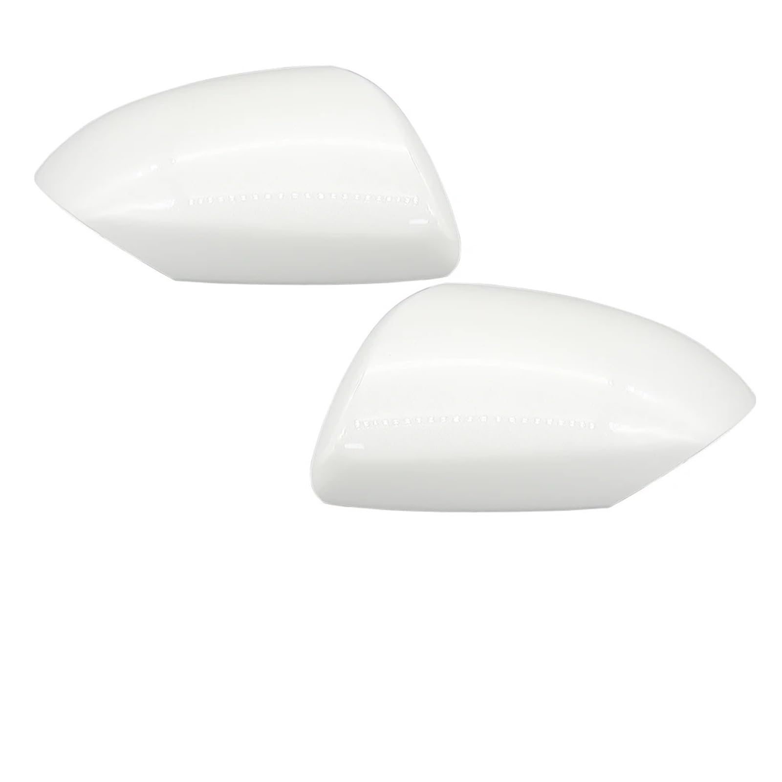 Tür Spiegelkappen Für Mazda 3 Für Axela Für BL 2,0 2009-2013 Auto Außerhalb Tür Flügel Spiegel Abdeckung Kappe Rückspiegel Shell Gehäuse Auto Spiegelkappen(Pearl White LH RH) von Barhbt