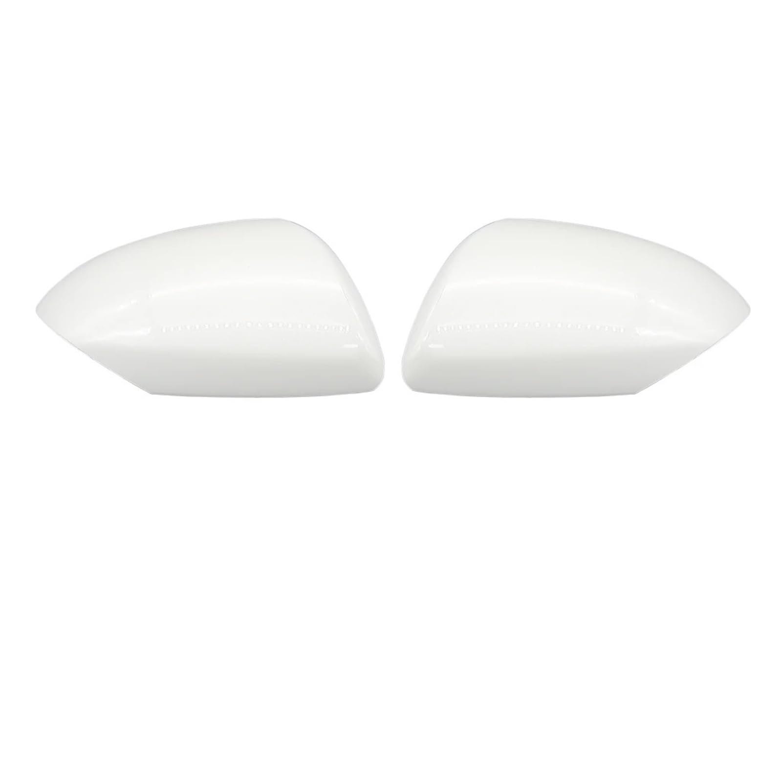 Tür Spiegelkappen Für Mazda 3 Für Axela Für BL 2,0 2009-2013 Auto Außerhalb Tür Flügel Spiegel Abdeckung Kappe Rückspiegel Shell Gehäuse Auto Spiegelkappen(White LH RH) von Barhbt