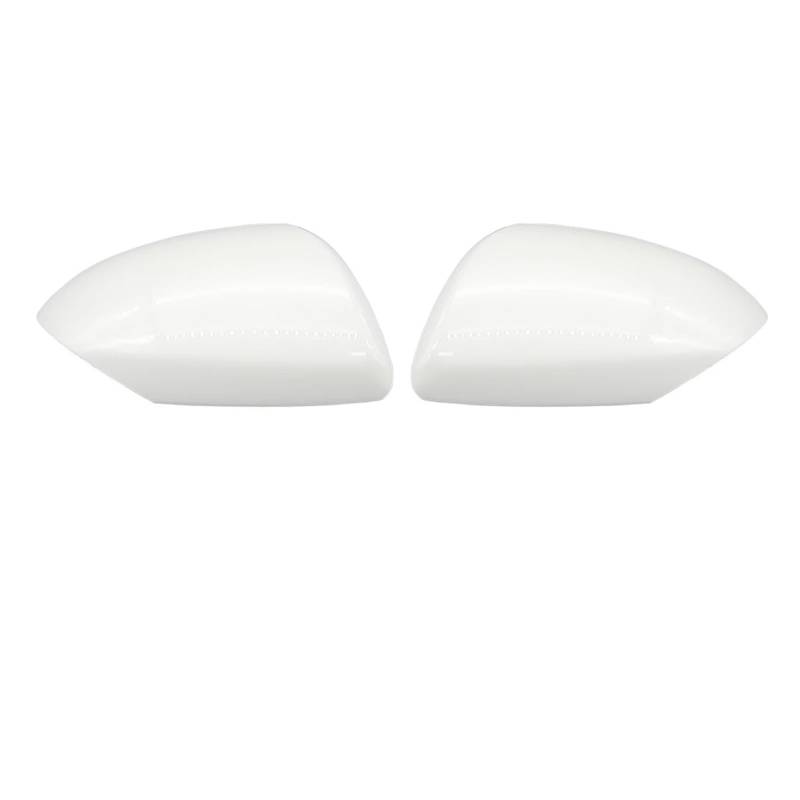 Tür Spiegelkappen Für Mazda 3 Für Axela Für BL 2,0 2009-2013 Auto Außerhalb Tür Flügel Spiegel Abdeckung Kappe Rückspiegel Shell Gehäuse Auto Spiegelkappen(White LH RH) von Barhbt