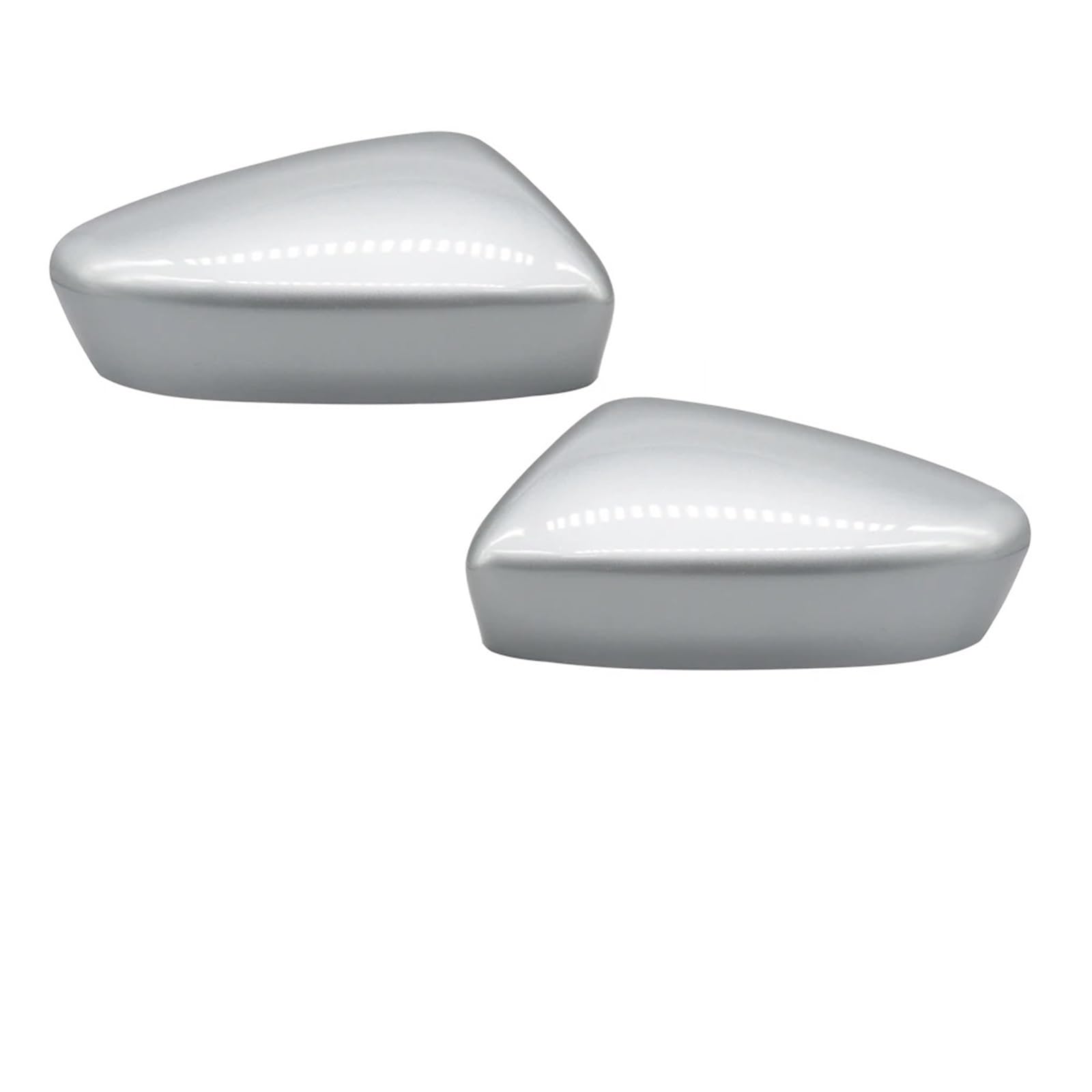 Tür Spiegelkappen Für Mazda 6 Für Atenza 2013-2017 2Pcs Rückspiegel Kappe Deckel Tür Spiegel Abdeckung Gehäuse Rück Seite Flügel Shell Auto Spiegelkappen(Silver LH RH) von Barhbt