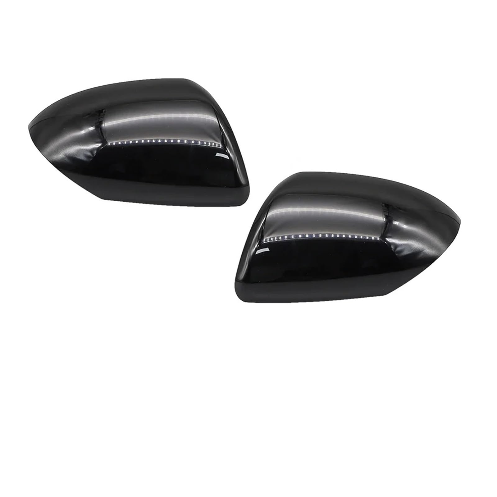 Tür Spiegelkappen Für Mazda 6 Für Atenza Für GH 2009-2013 2Pcs Rückspiegel Abdeckung Shell Deckel Gehäuse Außerhalb Tür Spiegel Kappe Auto Spiegelkappen(Pearl Black LH RH) von Barhbt