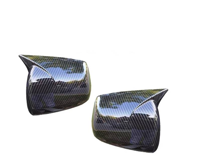 Tür Spiegelkappen Für Mitsubishi Für Lancer Für X Für 10 Für EX Für EVO 2008-2016 Auto Rück Seite Tür Spiegel Abdeckung Kappe Gehäuse Shell Auto Spiegelkappen(Without lamp 08-12 C) von Barhbt