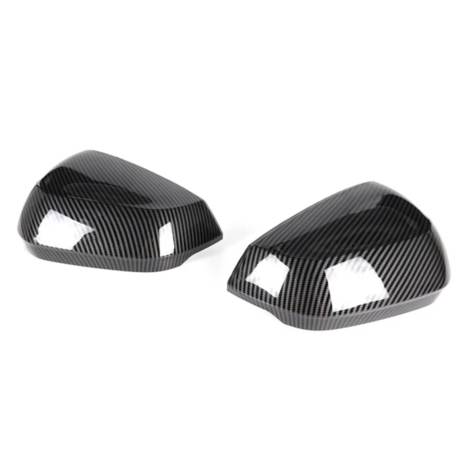 Tür Spiegelkappen Für Q2 2017-2021 Für Q3 Für F3 2019-2021 2Pcs Seite Flügel Spiegel Abdeckung Rückspiegel Kappe Abdeckung Auto Zubehör Auto Spiegelkappen(Carbon pattern) von Barhbt