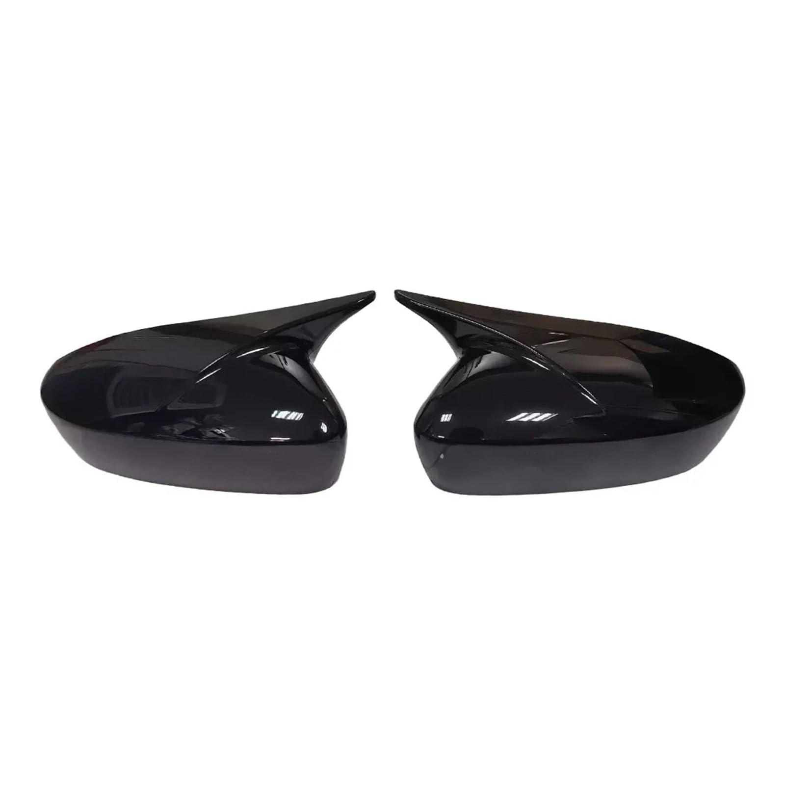 Tür Spiegelkappen Für Skoda Für Schnelle 2011-2015 Auto Rück Seite Spiegel Abdeckung Flügel Kappe Außentür Rückansicht Fall Trim Auto Spiegelkappen(Gloss Black) von Barhbt