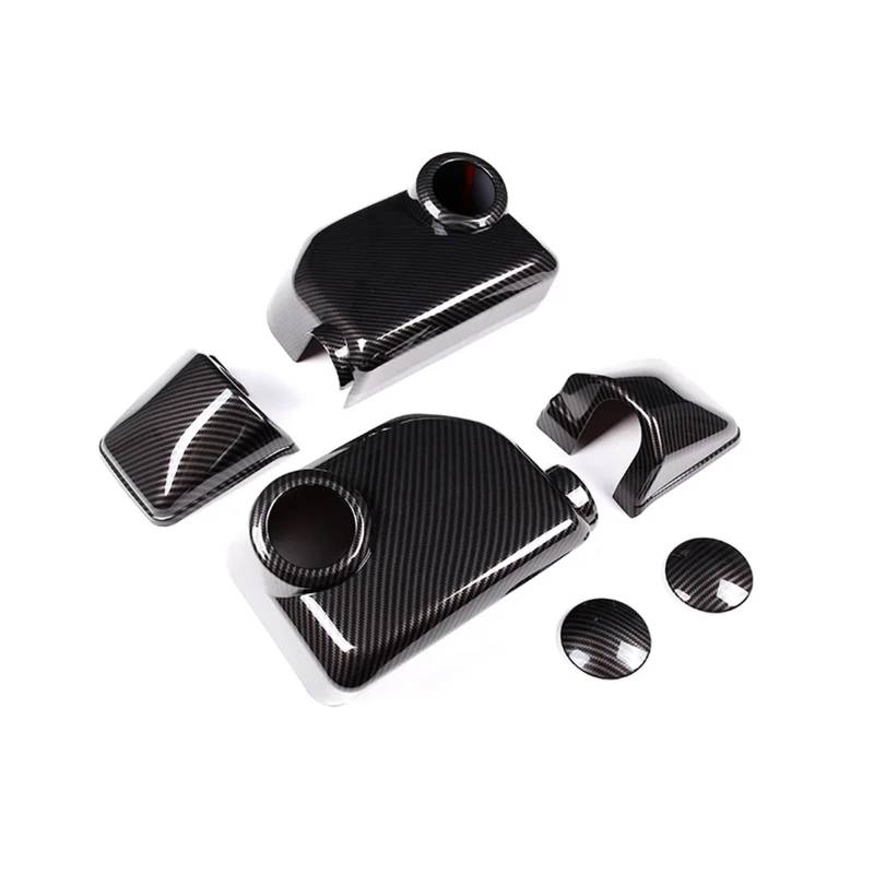 Tür Spiegelkappen Für Toyota Für FJ Für Cruiser 2007-2022 Auto Rück Seite Spiegel Abdeckung Flügel Kappe Außentür Gehäuse Shell Auto Spiegelkappen(Carbon Look) von Barhbt