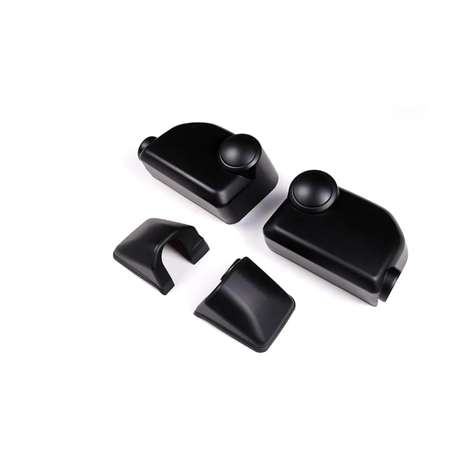 Tür Spiegelkappen Für Toyota Für FJ Für Cruiser 2007-2022 Auto Rück Seite Spiegel Abdeckung Flügel Kappe Außentür Gehäuse Shell Auto Spiegelkappen(Matte Black) von Barhbt