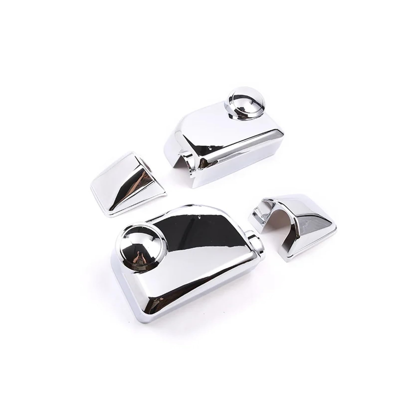 Tür Spiegelkappen Für Toyota Für FJ Für Cruiser 2007-2022 Auto Rück Seite Spiegel Abdeckung Flügel Kappe Außentür Gehäuse Shell Auto Spiegelkappen(Silber) von Barhbt