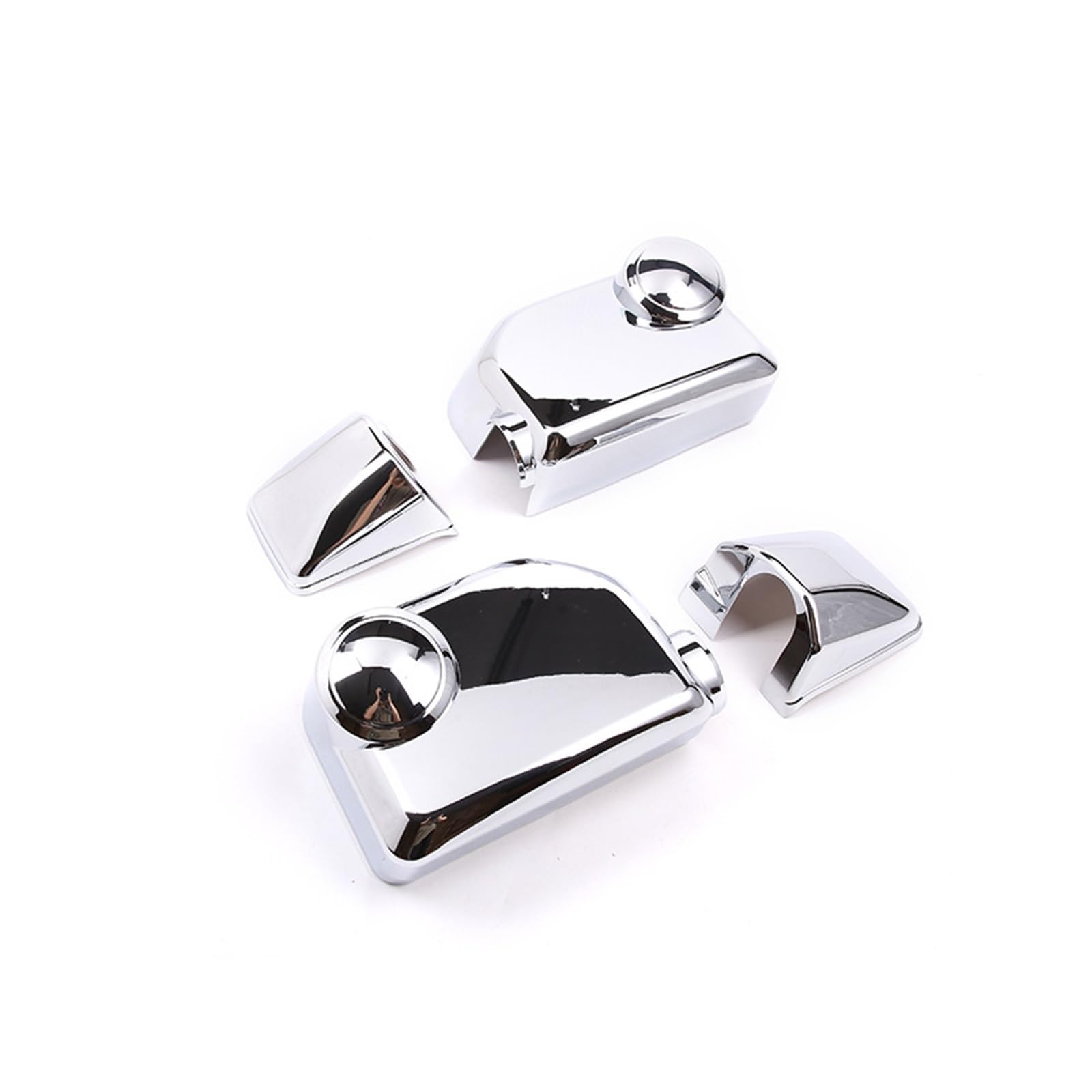 Tür Spiegelkappen Für Toyota Für FJ Für Cruiser 2007-2022 Auto Rück Seite Spiegel Abdeckung Flügel Kappe Außentür Rückansicht Fall Trim Shell Auto Spiegelkappen(Silber) von Barhbt