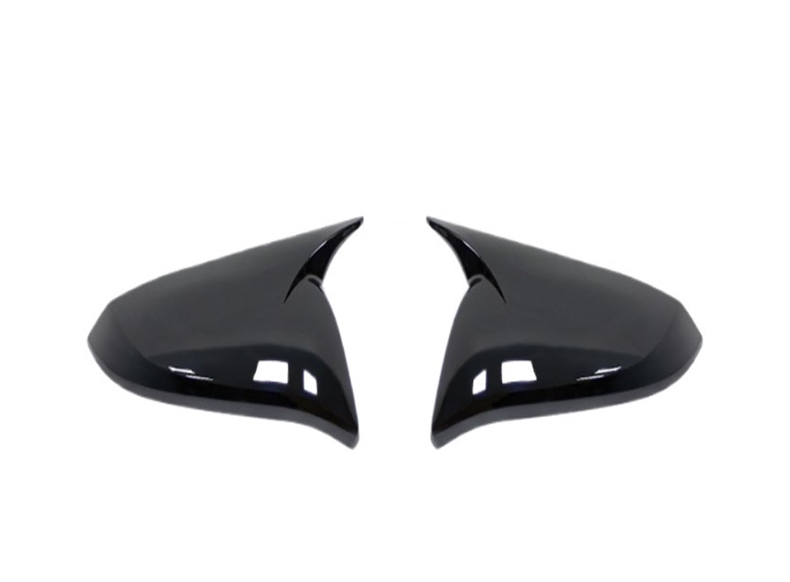 Tür Spiegelkappen Für Toyota Für RAV4 2013 2014 2015 2016 2017 2018 2019 Seite Rückspiegel Abdeckung Shell Halter Tür Kappe Gehäuse Auto Spiegelkappen(Bright black) von Barhbt