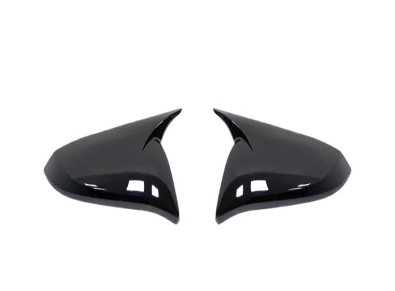 Tür Spiegelkappen Für Toyota Für RAV4 2013 2014 2015 2016 2017 2018 2019 Seite Rückspiegel Abdeckung Shell Halter Tür Kappe Gehäuse Auto Spiegelkappen(Bright black) von Barhbt
