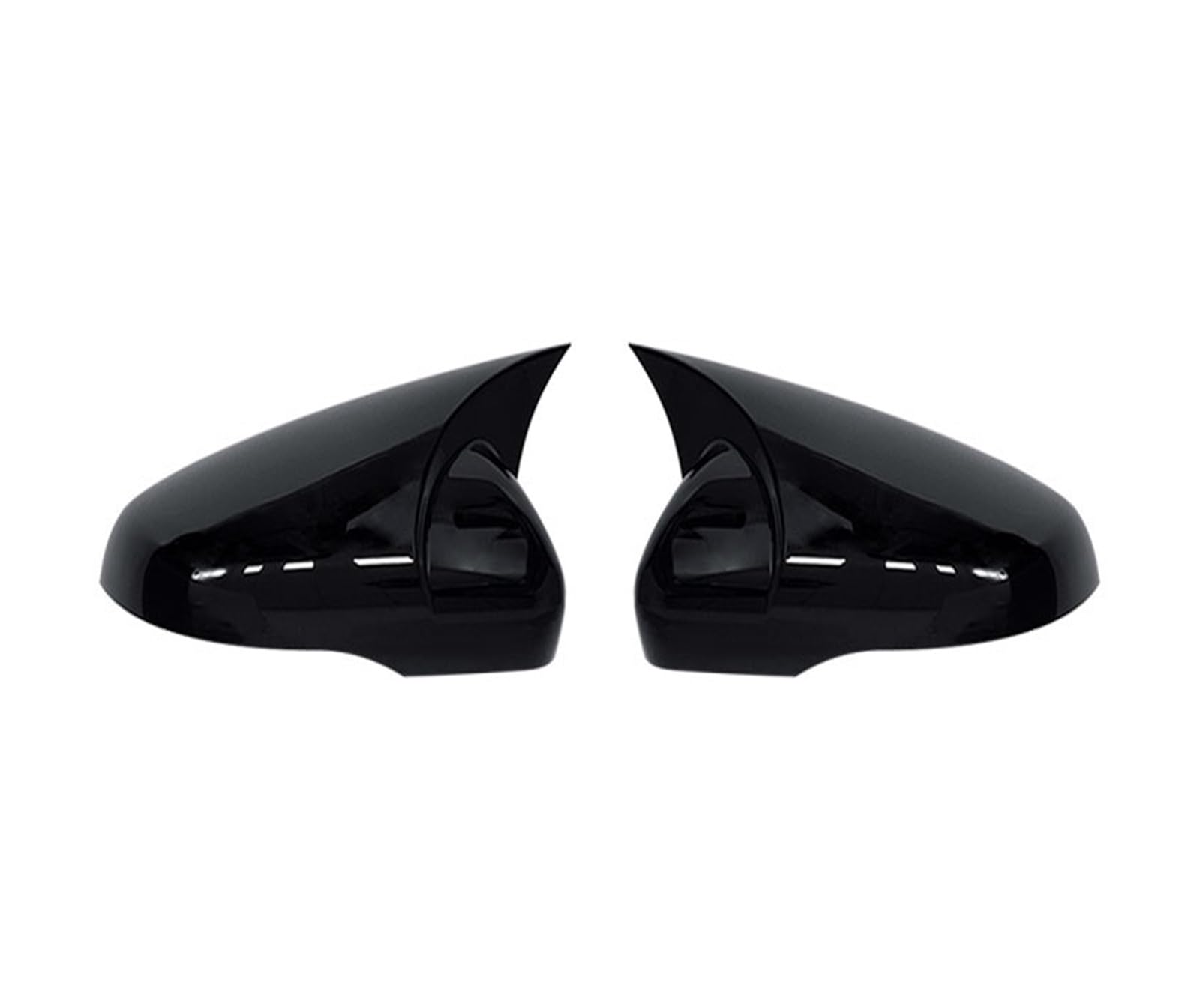 Tür Spiegelkappen Für VW Für Golf Für MK6 Für MK7 7,5 Für GTI Für R Für GTD Für Basis 2009-2020 2Pcs Seite Rückspiegel Abdeckung Kappen Spiegel Auto Spiegelkappen(MK6 Gloss) von Barhbt
