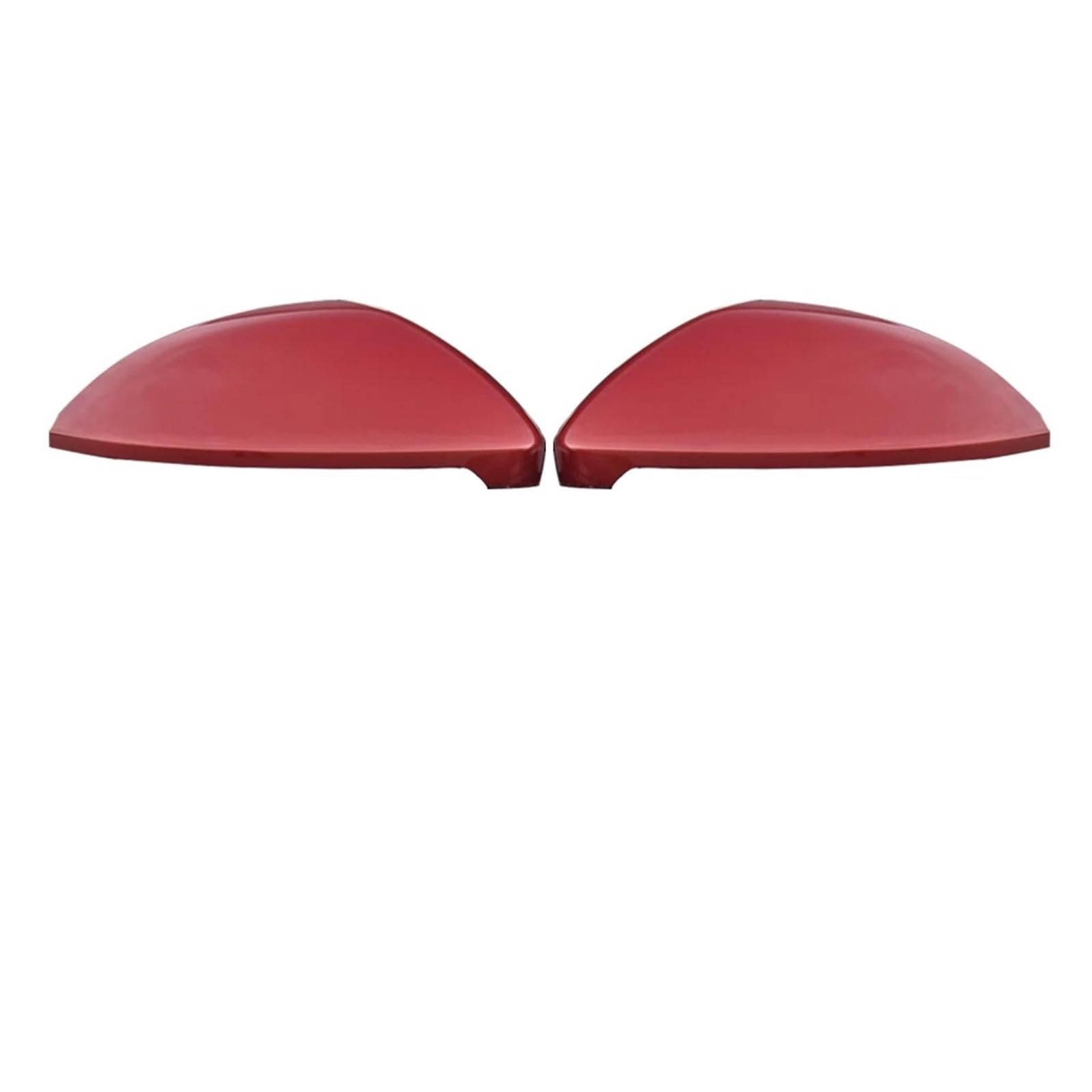 Tür Spiegelkappen Für VW Für Golf Für MK7 7,5 2014-2020 2Pcs Spiegel Abdeckung Rück Flügel Spiegel Deckel Gehäuse Kappe Shell Auto Spiegelkappen(Deep Red RH LH) von Barhbt