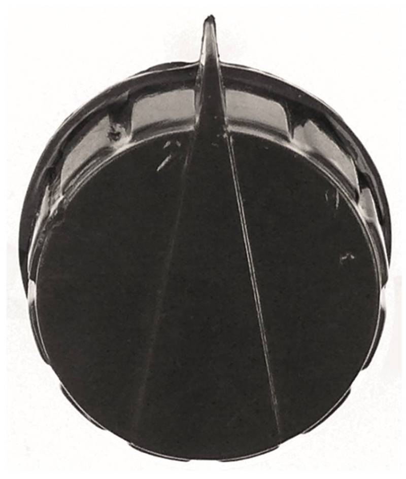Horeca-Select Knebel Achsabflachung rechts ø 25mm schwarz für Achse 6x4,6mm mit Nullstrich von Bartscher