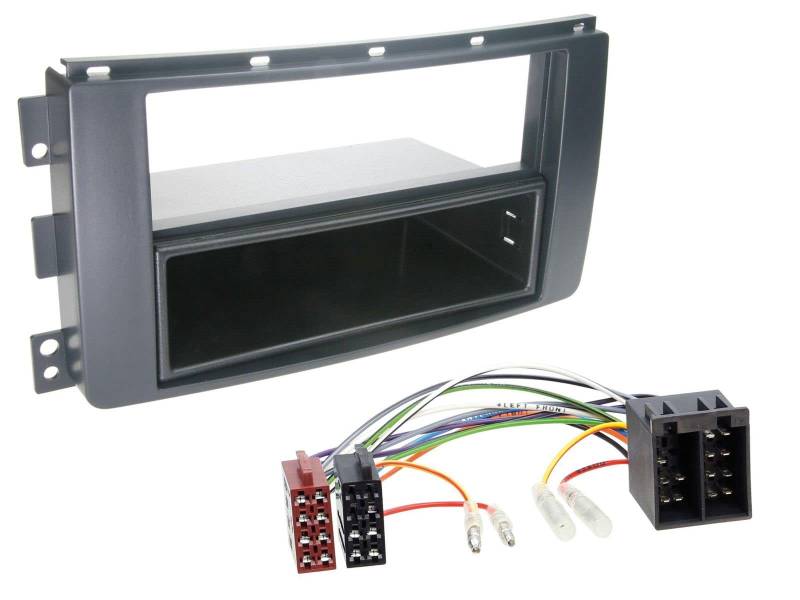Baseline Connect Radioeinbause, anthrazit,schwarz mit ISO Kabel von Baseline Connect