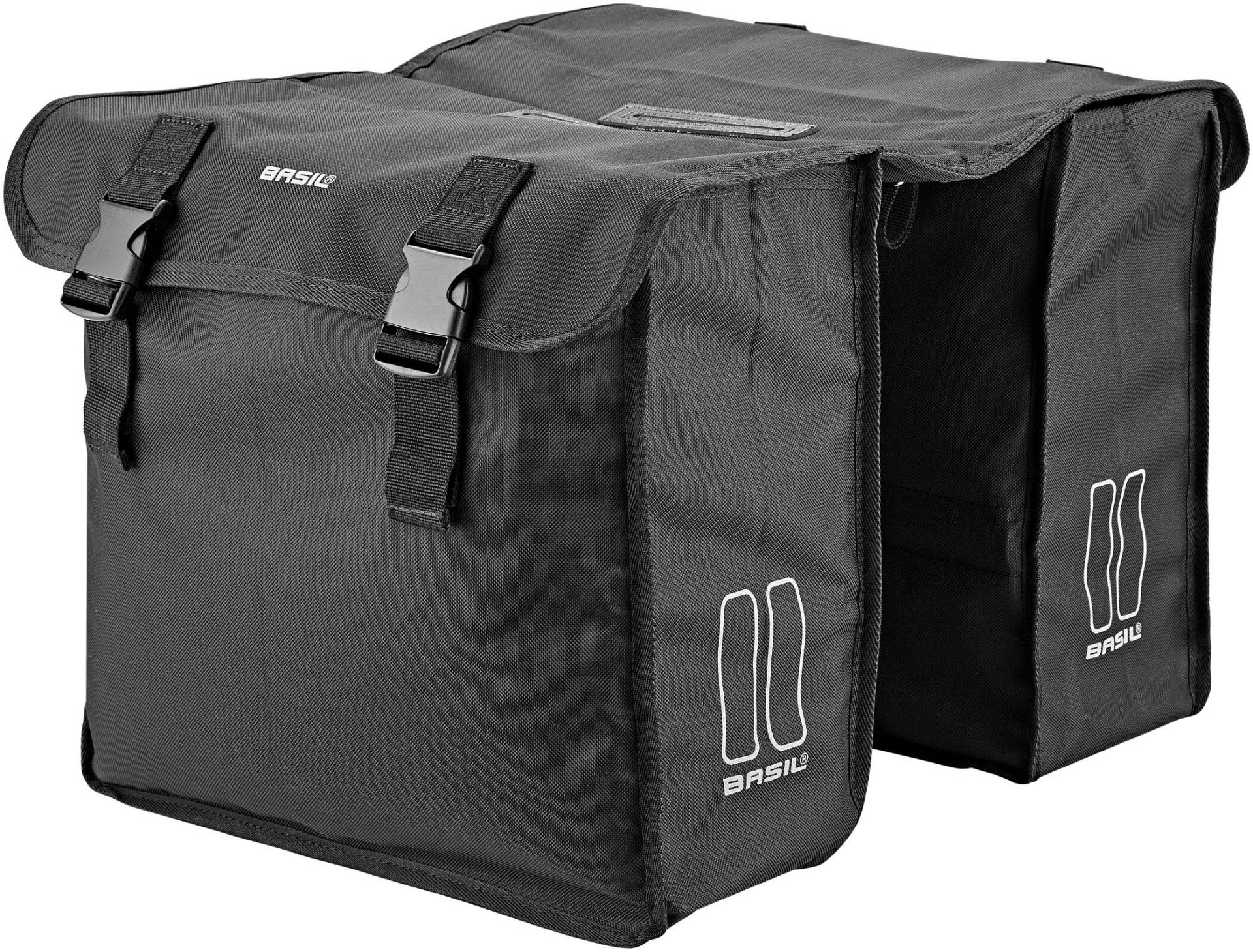 Basil Mara XL Doppelte Fahrradtasche 35l schwarz 2022 Gepäckträgertasche von Basil