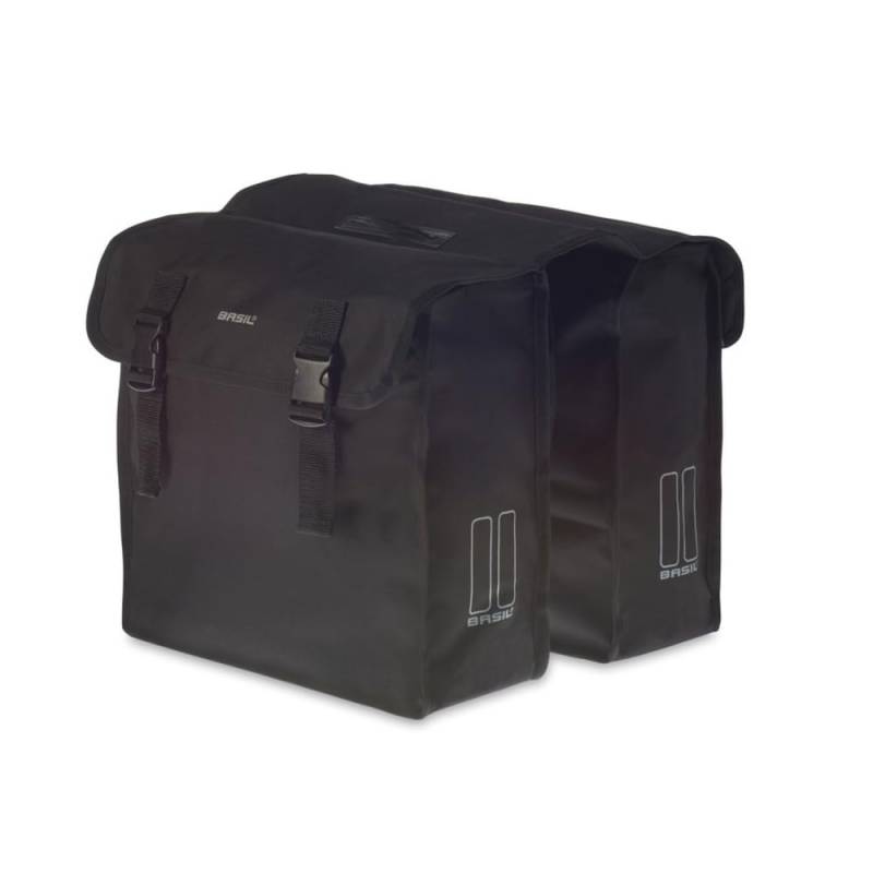 Basil Mara XL Doppelte Fahrradtasche 35l schwarz 2022 Gepäckträgertasche von Basil