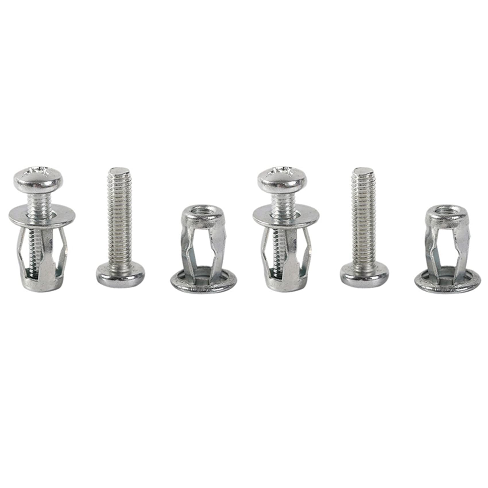Bassulouda 40 Stück M6X25 Schraube Metall Schraube BlüTen Blatt Muttern mit Schraube für Hohle Wand Haut Bassulouda 40 Stück M6X25 Schraube Metall Schraube BlüTen Blatt Muttern mit Schraube für Hohle Wand Haut von Bassulouda
