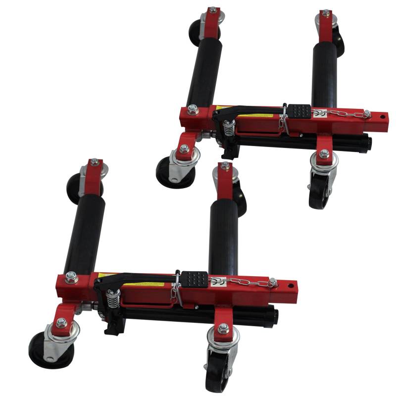Wagenheber Rangierheber Rangierhilfe PKW Auto Rangierwagenheber Rangierroller TrutzHolm® (2 Stück) von Baumarktplus