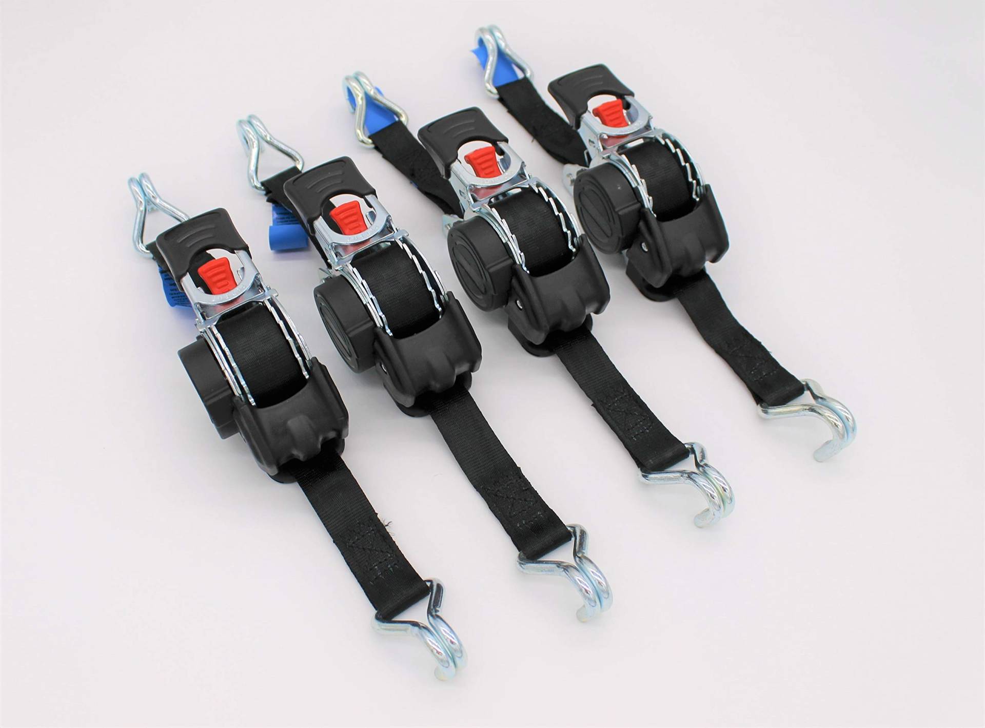 4 Stück Automatik Zurrgurt Spanngurt mit Spitzhaken 3,0m x 25 mm 300/600 daN 4 Stück Automatik Zurrgurt Spanngurt mit Spitzhaken 3,0m x 25 mm 300/600 daN von Baumgart heben und sichern