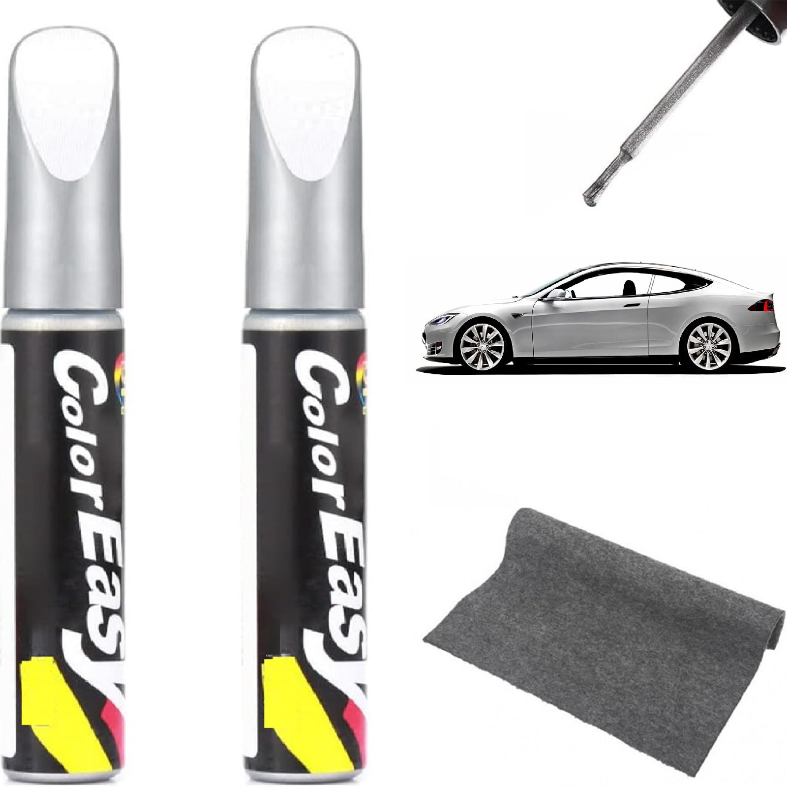 Auto Lackstift,Auto Reparatur Lack Auto Pinsel,Auto Kratzer Reparatur Stift,Lackstift Auto Lack Reparatur,Auto Lackstift Lackreparaturstift,Autokratzer Reparaturmittel Autolack für Auto,Silber,2pcs Auto Lackstift,Auto Reparatur Lack Auto Pinsel,Auto Kratzer Reparatur Stift,Lackstift Auto Lack Reparatur,Auto Lackstift Lackreparaturstift,Autokratzer Reparaturmittel Autolack für Auto,Silber,2pcs von Bavooty