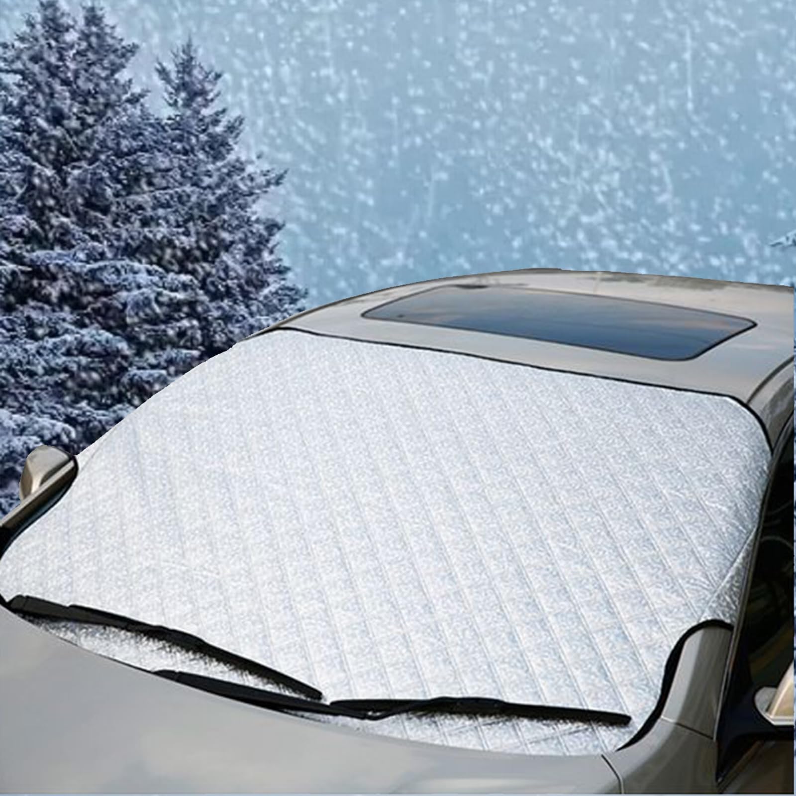 Frontscheibenabdeckung Auto,Winterwindschutzscheibenabdeckung,Windschutzscheibe Abdeckung,Winschutzscheiben Abdeckung Faltbar,Frostschutz Auto Frontscheibe für Meisten Fahrzeuge Gegen Schnee Frost Frontscheibenabdeckung Auto,Winterwindschutzscheibenabdeckung,Windschutzscheibe Abdeckung,Winschutzscheiben Abdeckung Faltbar,Frostschutz Auto Frontscheibe für Meisten Fahrzeuge Gegen Schnee Frost von Bavooty