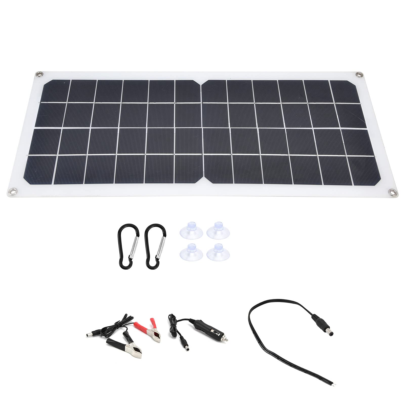 10-W-Photovoltaik-Solarpanel-Ladeplatine, monokristallines Silizium, hocheffizient, mit zwei USB-Anschlüssen, tragbares Solarladegerät-Kit für Outdoor-Camping, Reisen, Wohnmobile, von Baxnore