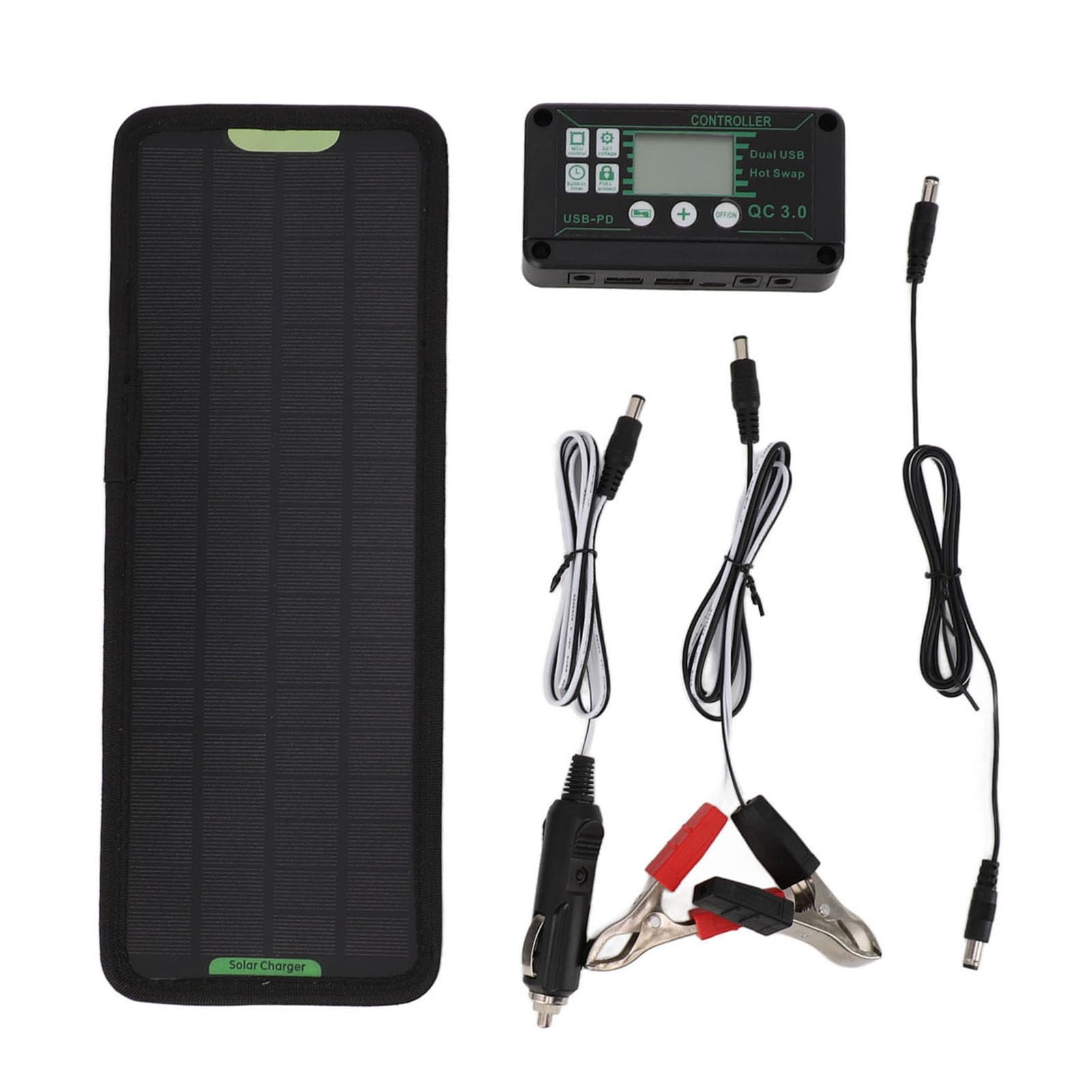12-V-MPPT-Solarladeregler, intelligenter Stromausfallschutz, effizientes Laden, sicheres, zuverlässiges, wasserdichtes Design für die Wartung der Autobatterie, ABS-Material, 12-V-MPPT-Solarladeregler, intelligenter Stromausfallschutz, effizientes Laden, sicheres, zuverlässiges, wasserdichtes Design für die Wartung der Autobatterie, ABS-Material, von Baxnore