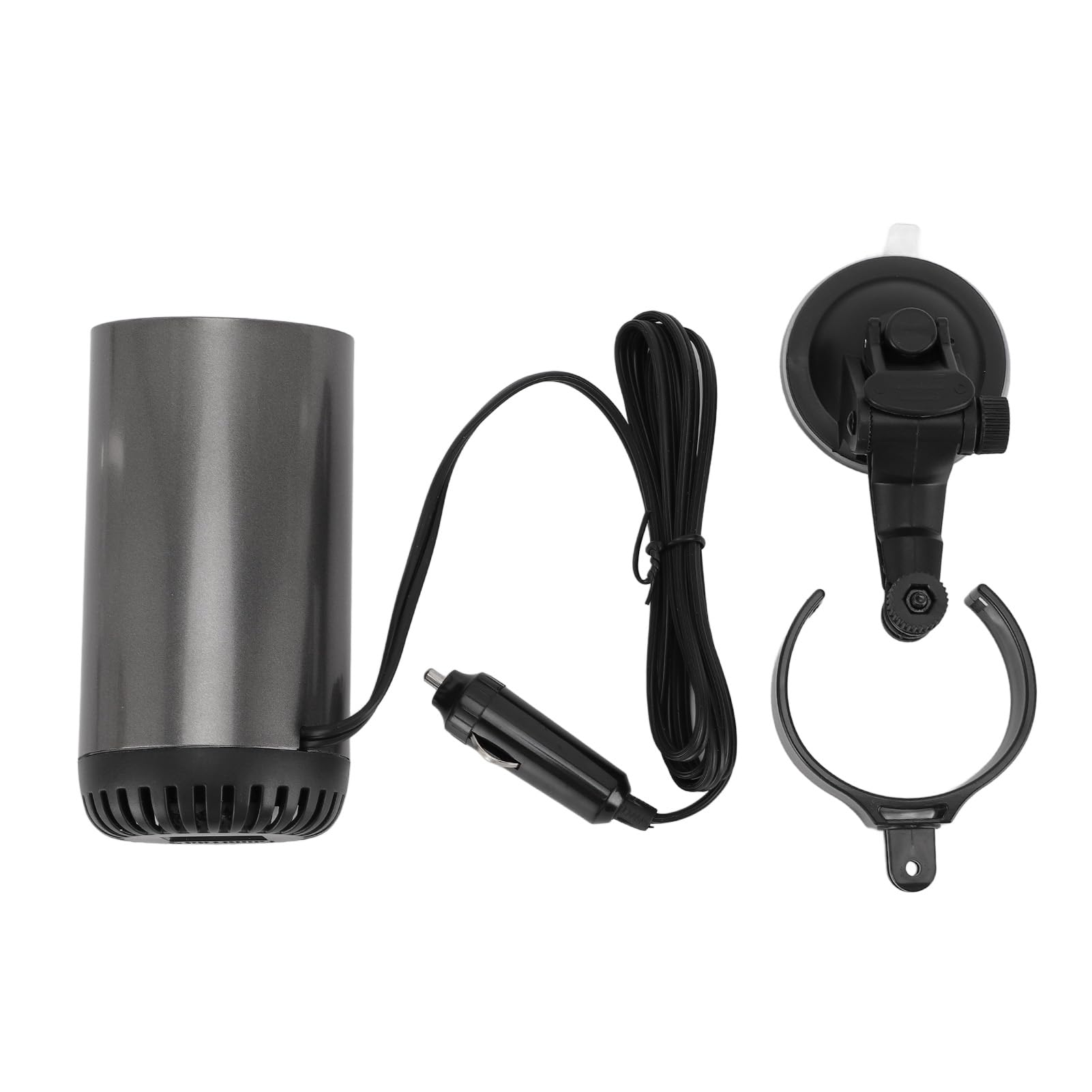 150 W Auto-Heizlüfter, schnelles Aufheizen, tragbar, drehbar, Defroster, Fahrzeug-Windschutzscheiben-Entfrosterlüfter für Autos, schneller warmer Luftstrom, ABS-PTC-Material, 14,5 (24 V) von Baxnore