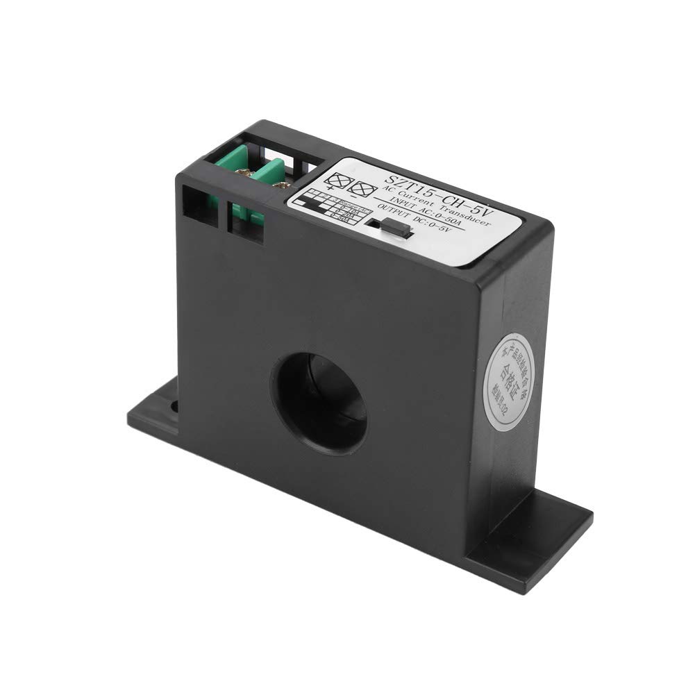 Baxnore AC Current Transducer Transmitter, 0-50A Self-Powered Current Sensor with ±1% Accuracy, Straight-Through Design for Energy Monitoring Electrical Panels Baxnore AC Current Transducer Transmitter, 0-50A Self-Powered Current Sensor with ±1% Accuracy, Straight-Through Design for Energy Monitoring Electrical Panels von Baxnore