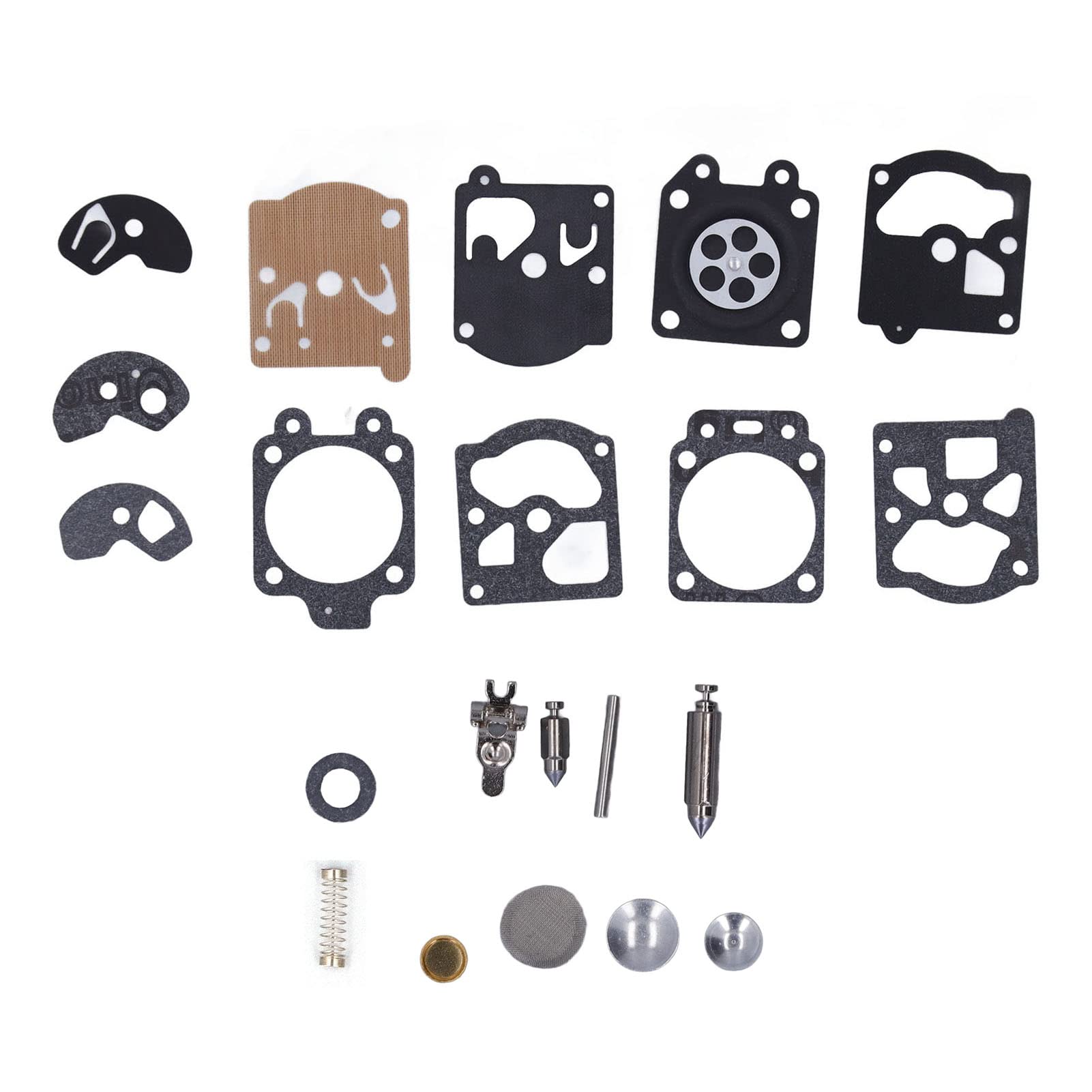 Baxnore Carburetor -Wiederaufbau -Kit mit Dichtungen, Edelstahl -Jets Schnellanschlusssystem für elektrische Kettensägen Wintergärtnere Mulching -Operationen Baxnore Carburetor -Wiederaufbau -Kit mit Dichtungen, Edelstahl -Jets Schnellanschlusssystem für elektrische Kettensägen Wintergärtnere Mulching -Operationen von Baxnore